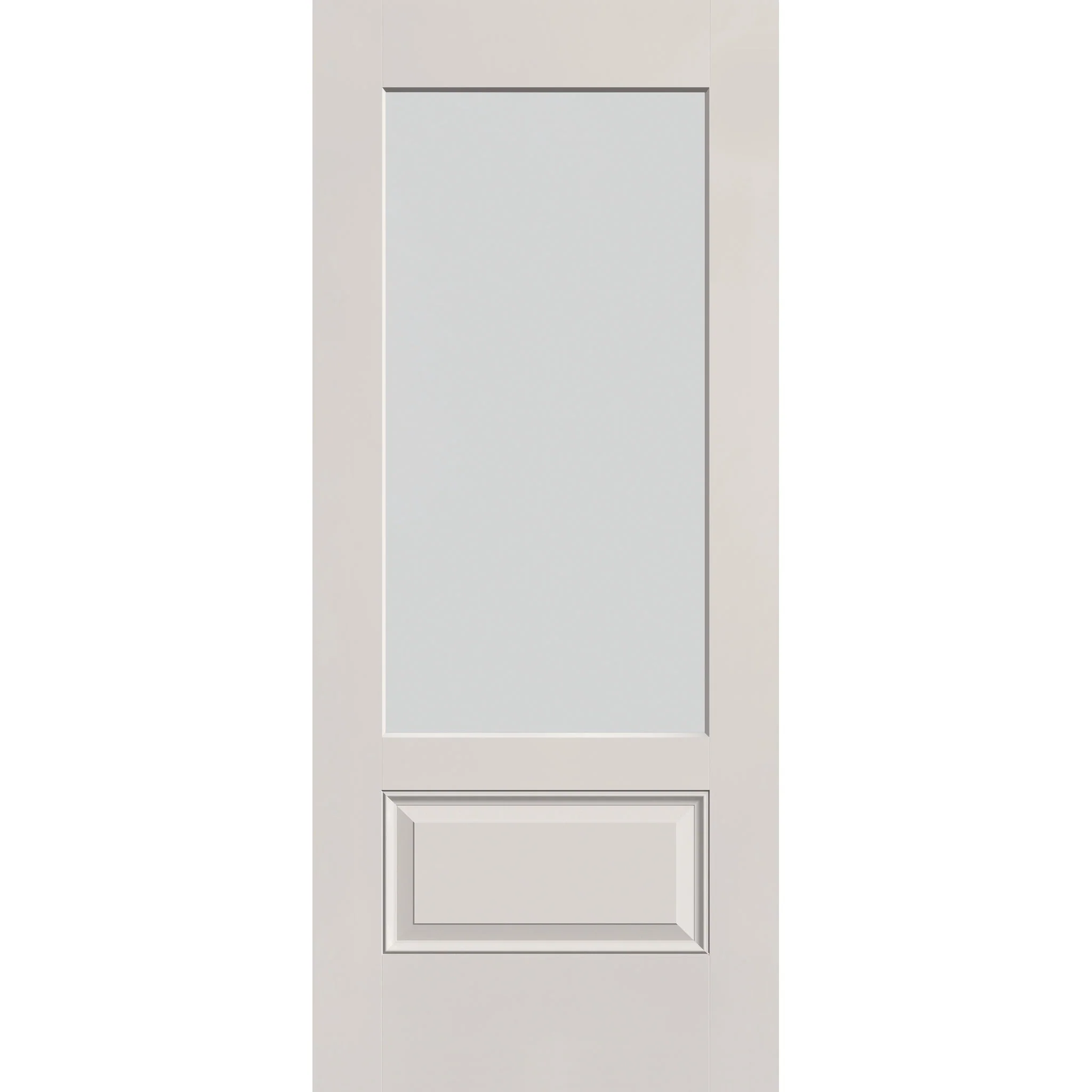 Frost Flush Glazed Hurricane-Rated Fiberglass Entry Door - 3/4 Lite (34" x 80") - Image 2
