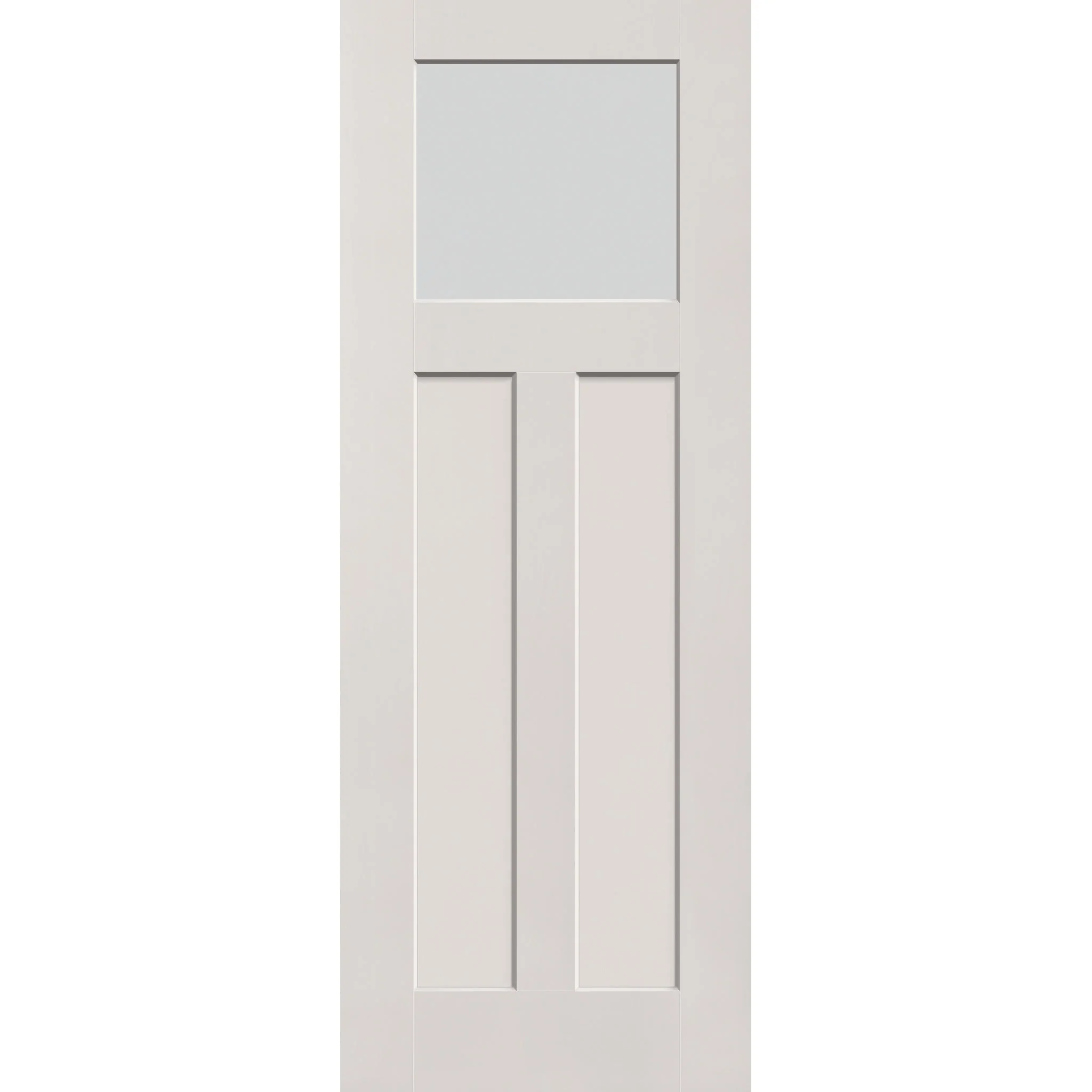 Frost Flush Glazed Hurricane-Rated Fiberglass Entry Door - Craftsman 2 Panel (36" x 96") - Image 2