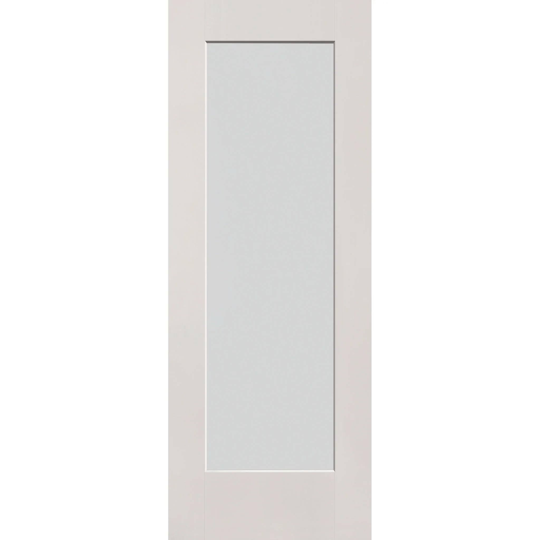 Frost Flush Glazed Hurricane-Rated Fiberglass Entry Door - Full Lite (30" x 80") - Image 2