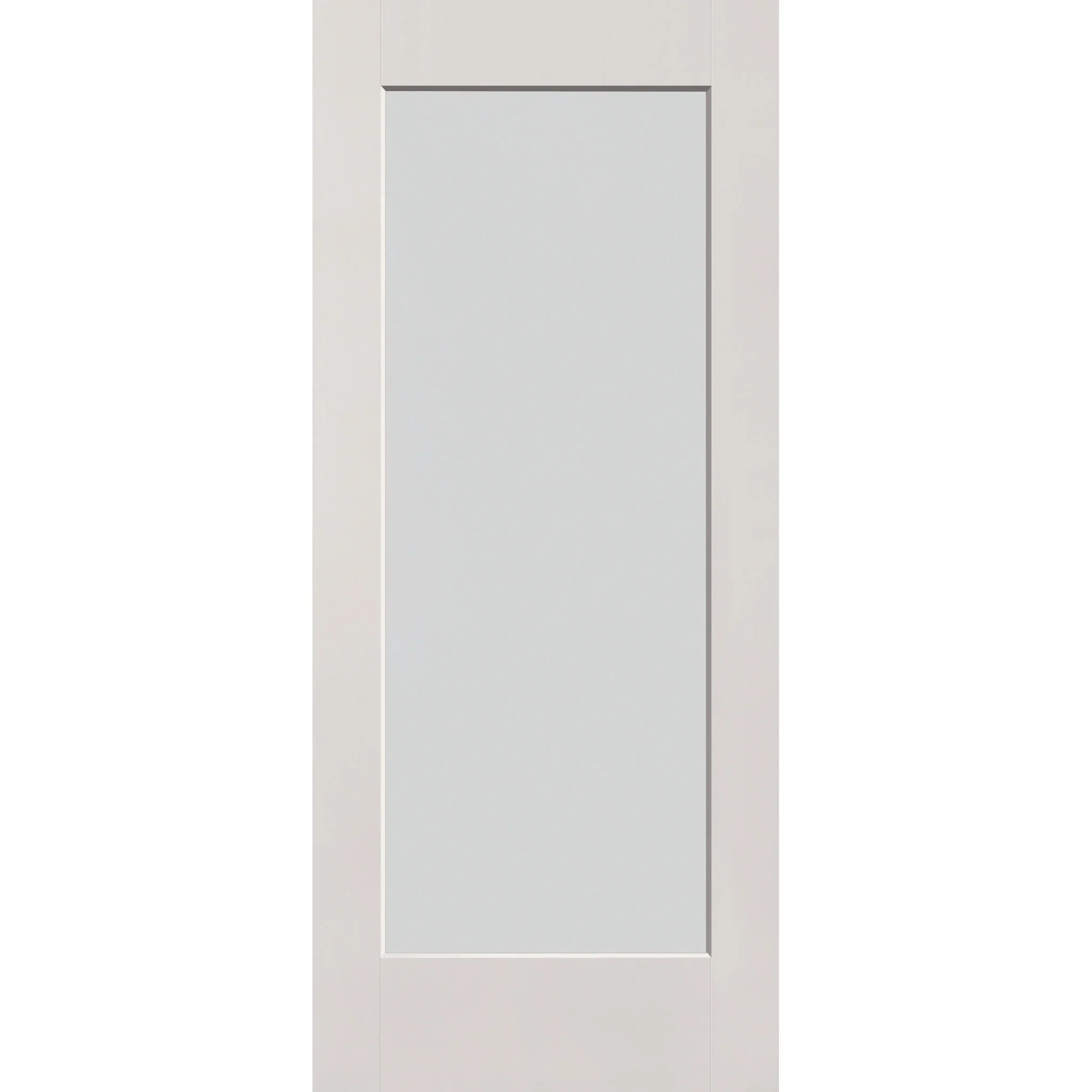 Frost Flush Glazed Hurricane-Rated Fiberglass Entry Door - Full Lite (34" x 80") - Image 3