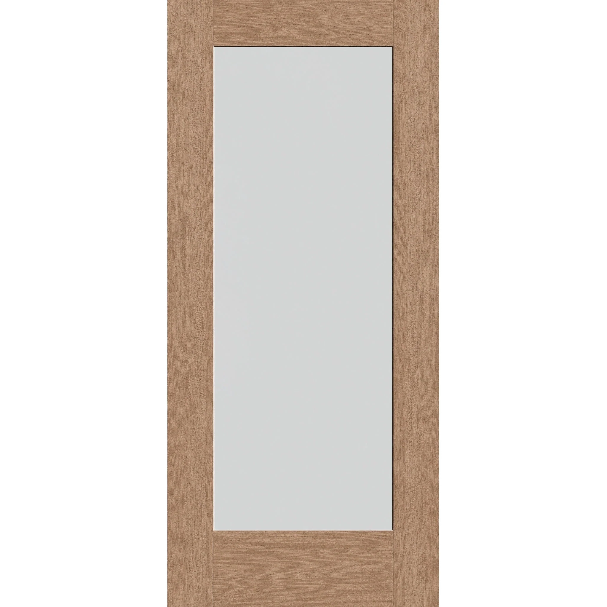 Frost Flush Glazed Hurricane-Rated Fiberglass Entry Door - Full Lite (36" x 80") - Image 2