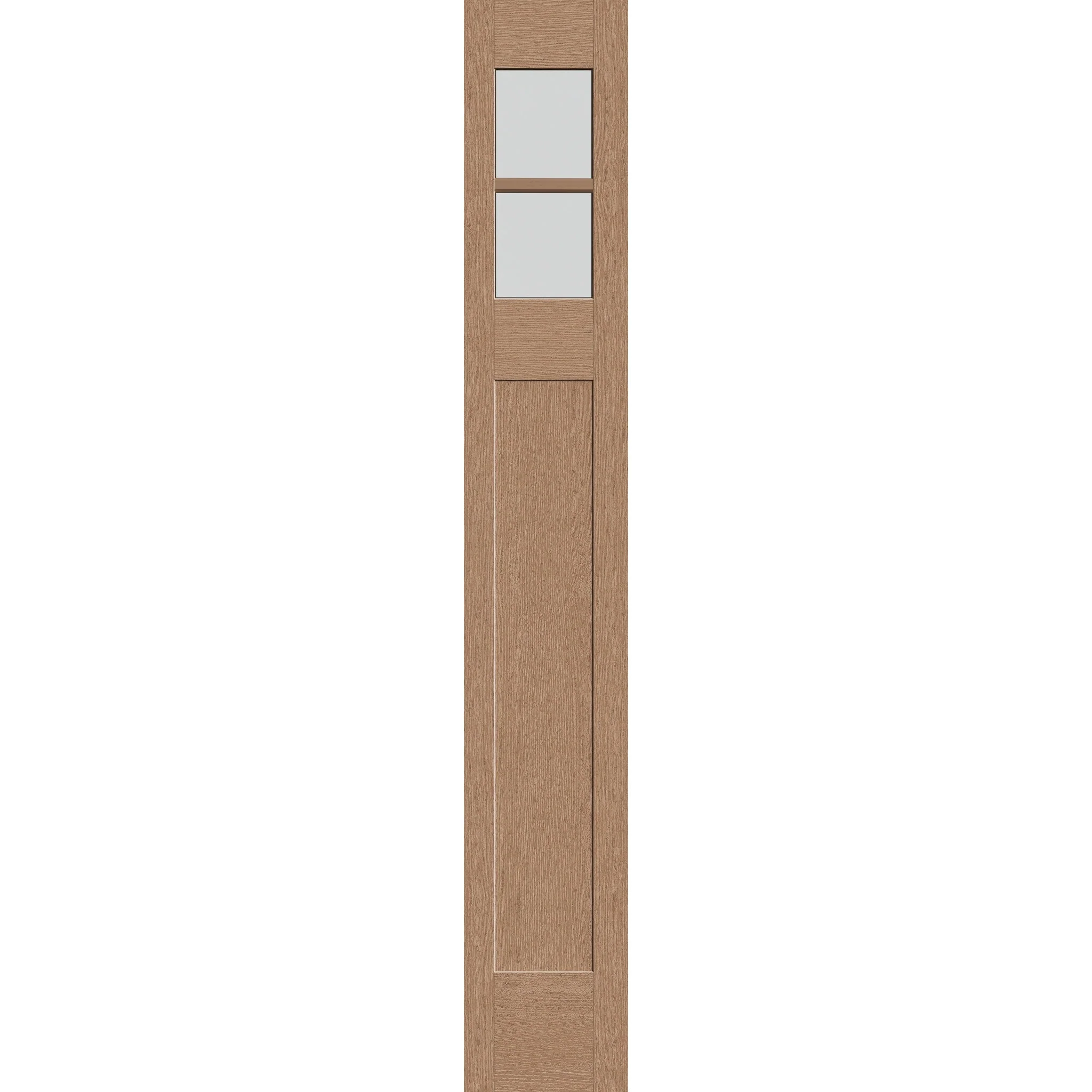 Frost Flush Glazed Hurricane-Rated Fiberglass Sidelite Panel - Craftsman (12" x 80") - Image 2