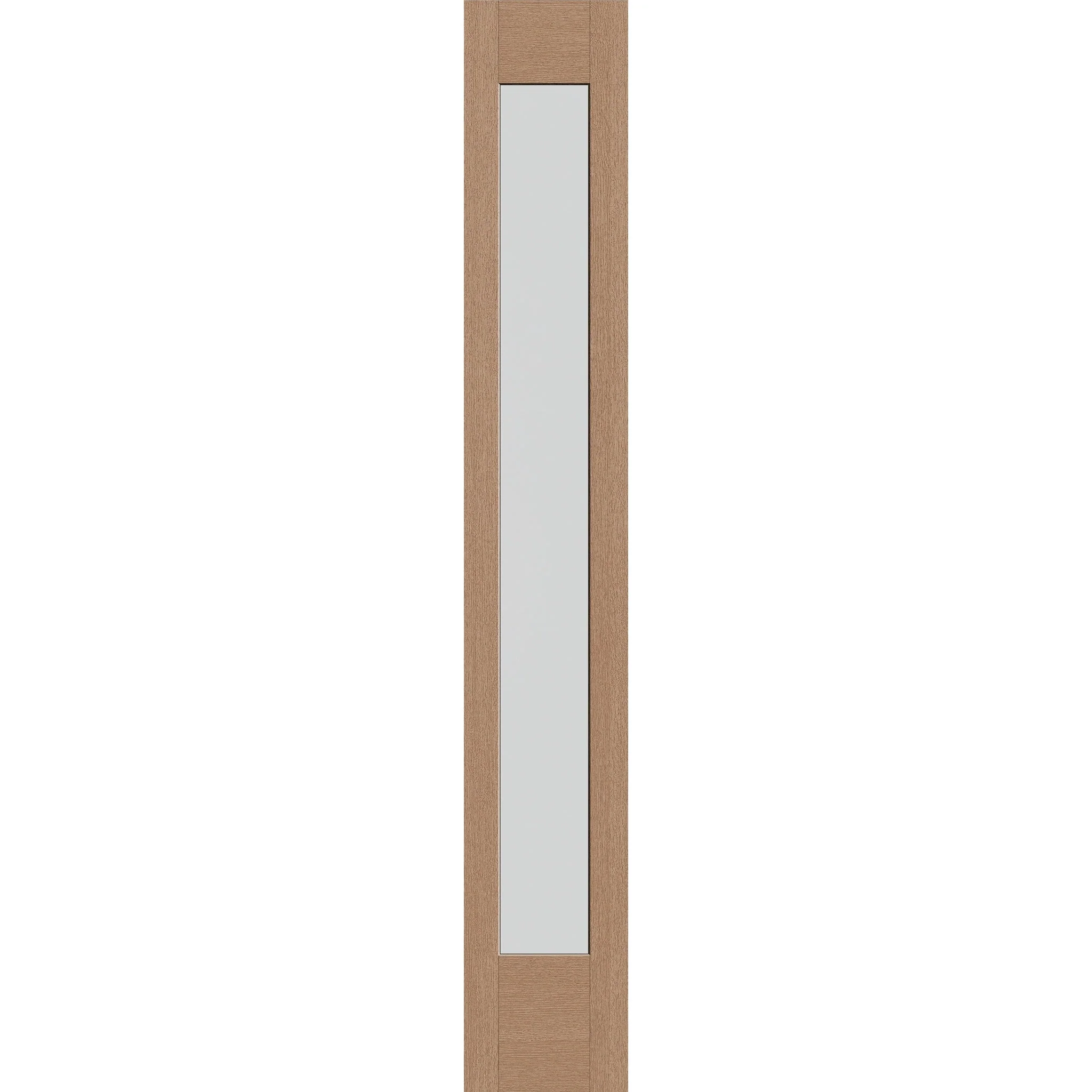 Frost Flush Glazed Hurricane-Rated Fiberglass Sidelite Panel - Full Lite (12" x 80")