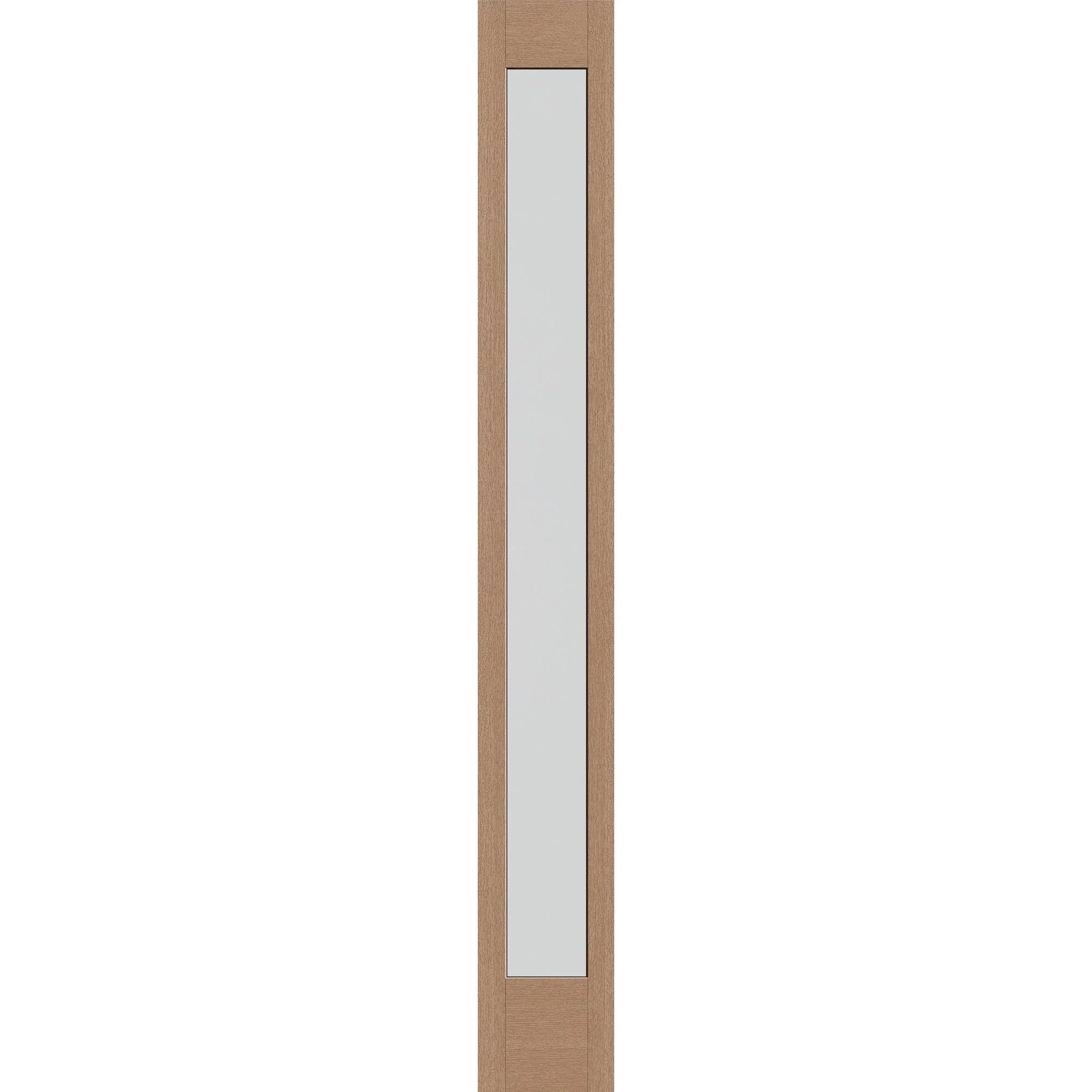 Frost Flush Glazed Hurricane-Rated Fiberglass Sidelite Panel - Full Lite (12" x 96")
