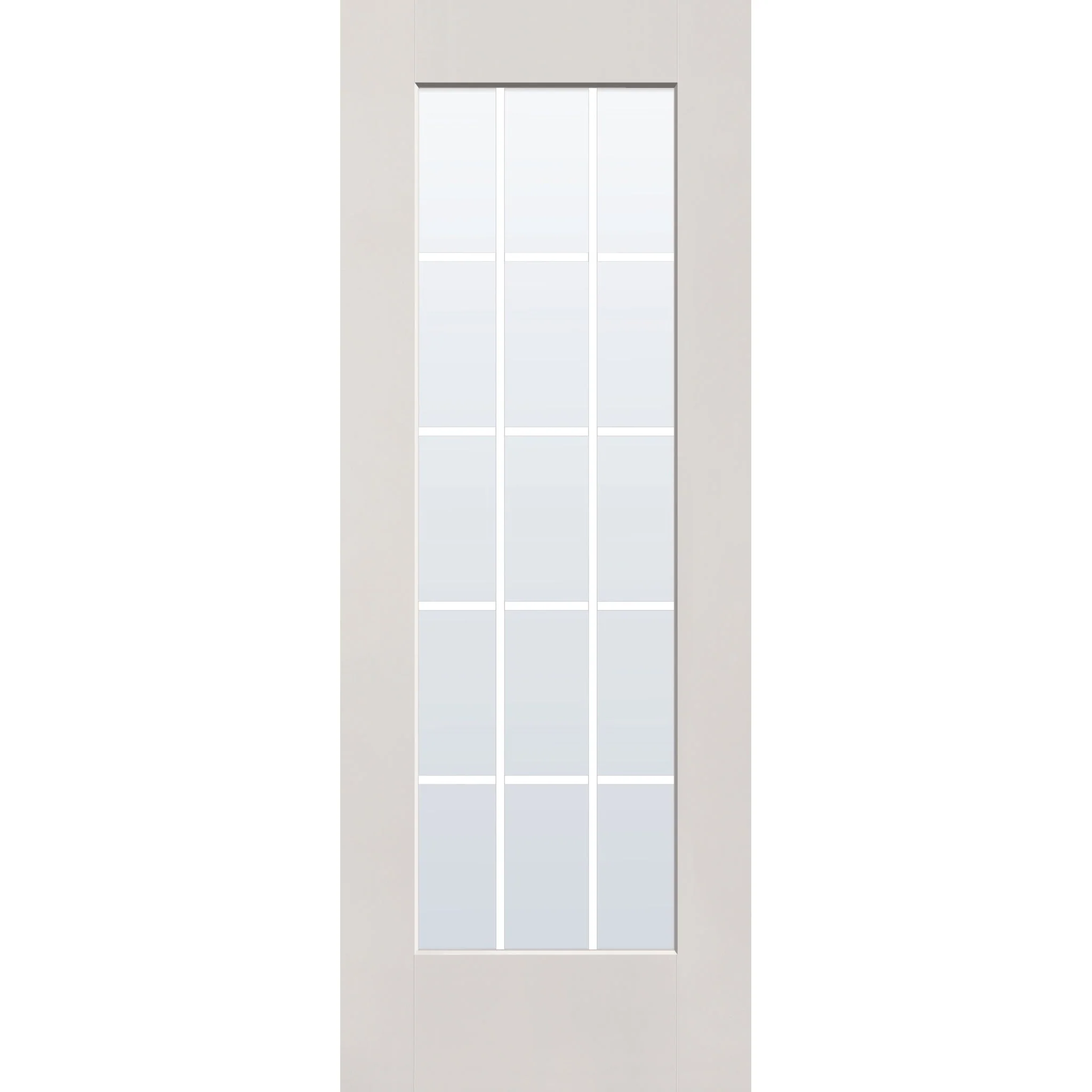 Grills Between Glass 15 Light Flush Glazed Fiberglass Entry Door - Full Lite (30" x 80") - Image 7