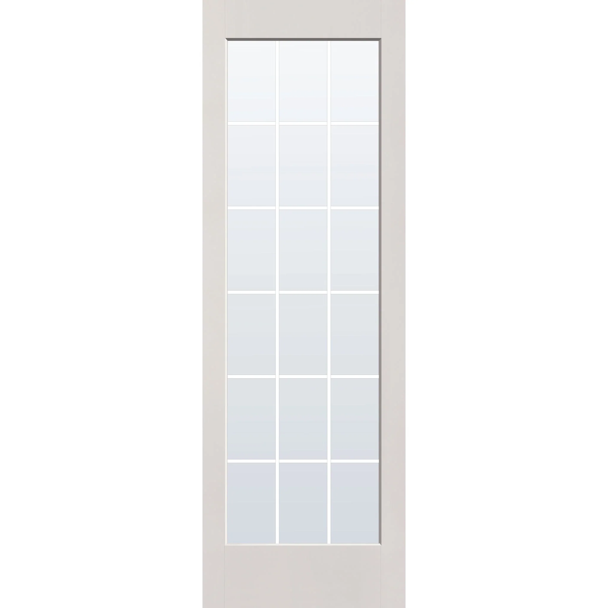 Grills Between Glass 18 Light Flush Glazed Fiberglass Entry Door - Full Lite (32" x 96") - Image 4