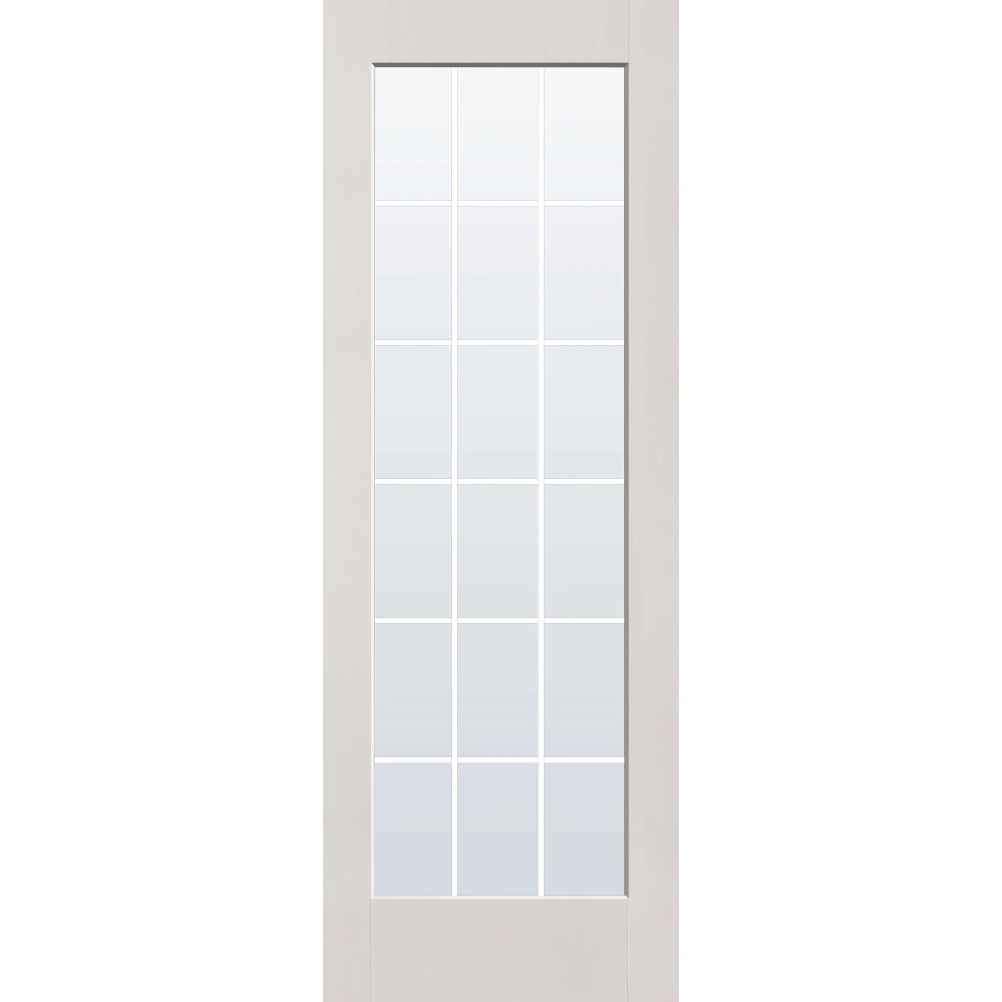 Grills Between Glass 18 Light Flush Glazed Hurricane-Rated Fiberglass Entry Door - Full Lite (34" x 96") - Image 5