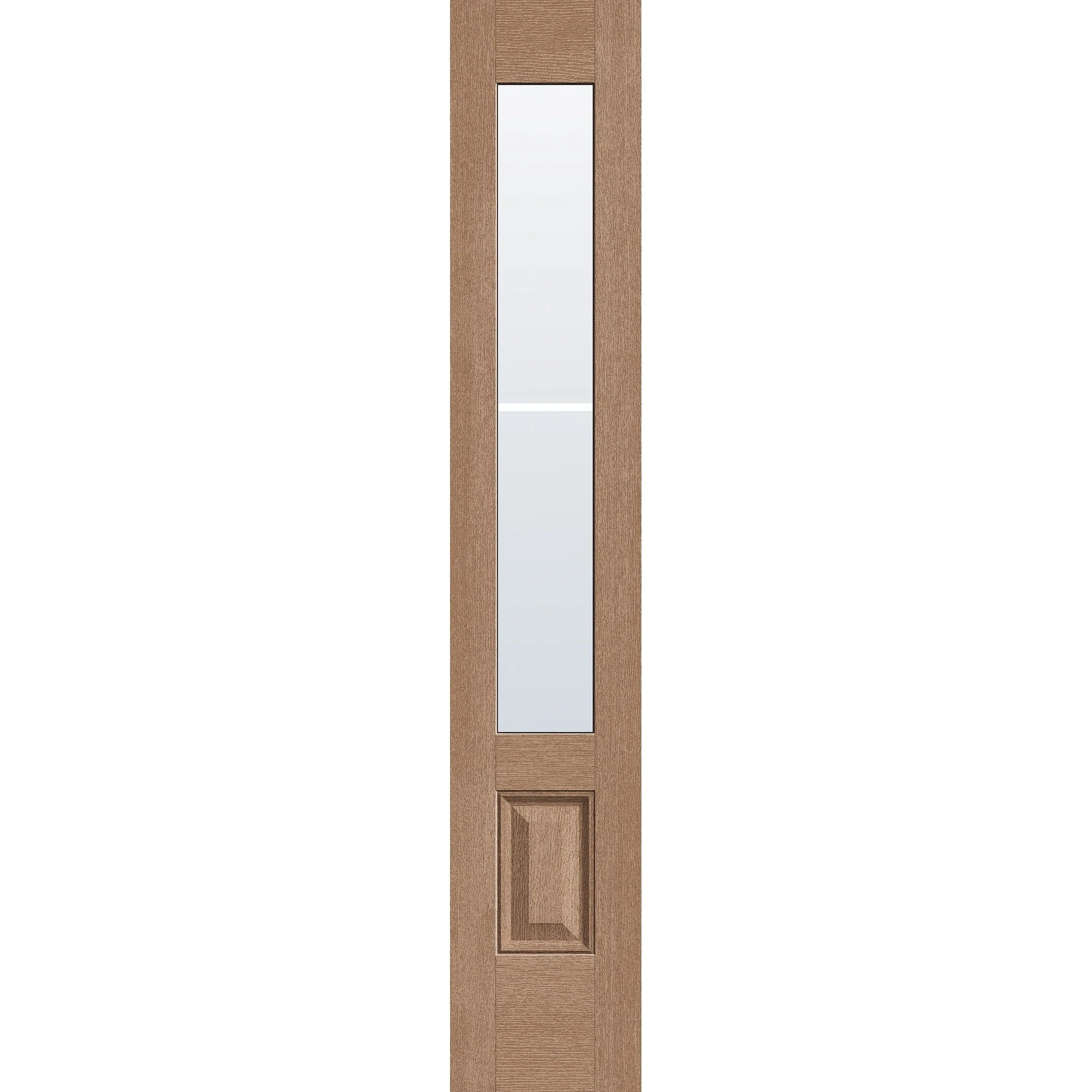 Grills Between Glass 2 Light Flush Glazed Fiberglass Sidelite Panel - 3/4 Lite (14" x 80")