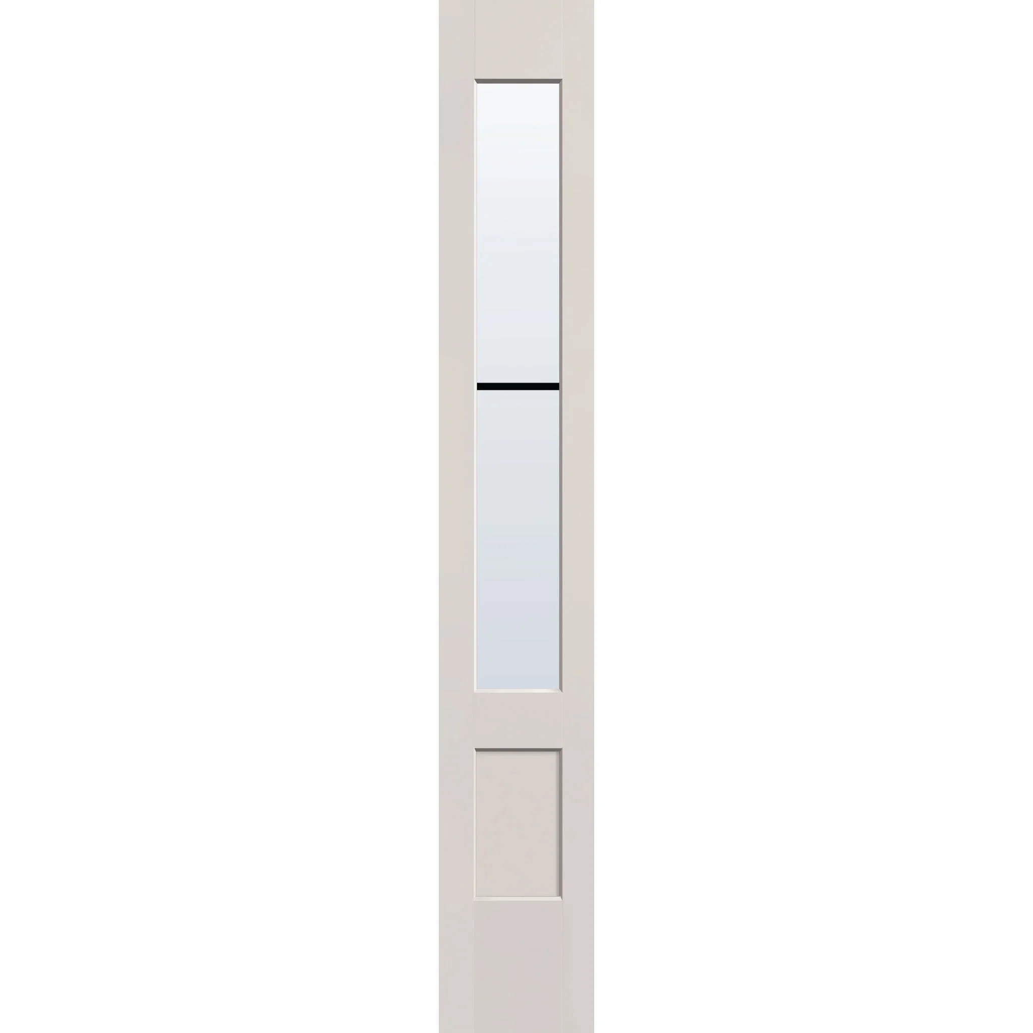 Grills Between Glass 2 Light Flush Glazed Fiberglass Sidelite Panel - 3/4 Lite Shaker (12" x 80") - Image 3