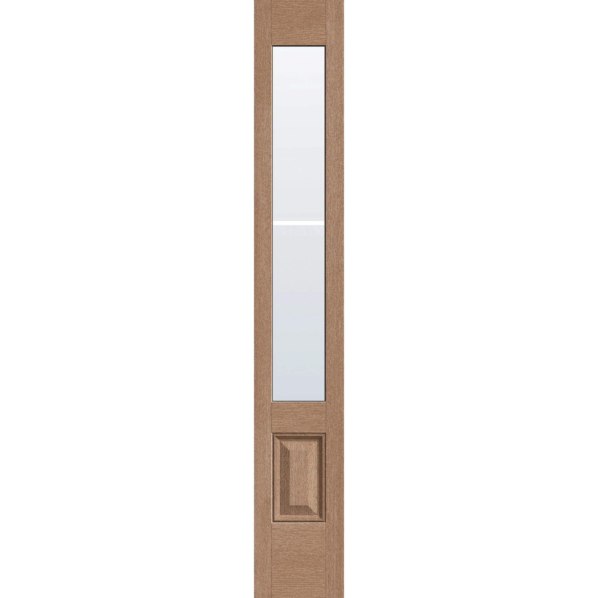 Grills Between Glass 2 Light Flush Glazed Hurricane-Rated Fiberglass Sidelite Panel - 3/4 Lite (12" x 80")