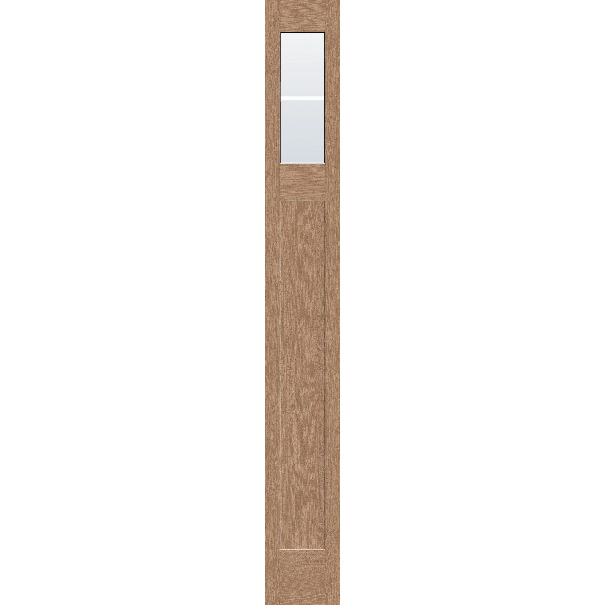 Grills Between Glass 2 Light Flush Glazed Hurricane-Rated Fiberglass Sidelite Panel - Craftsman Top Lite (12" x 96")