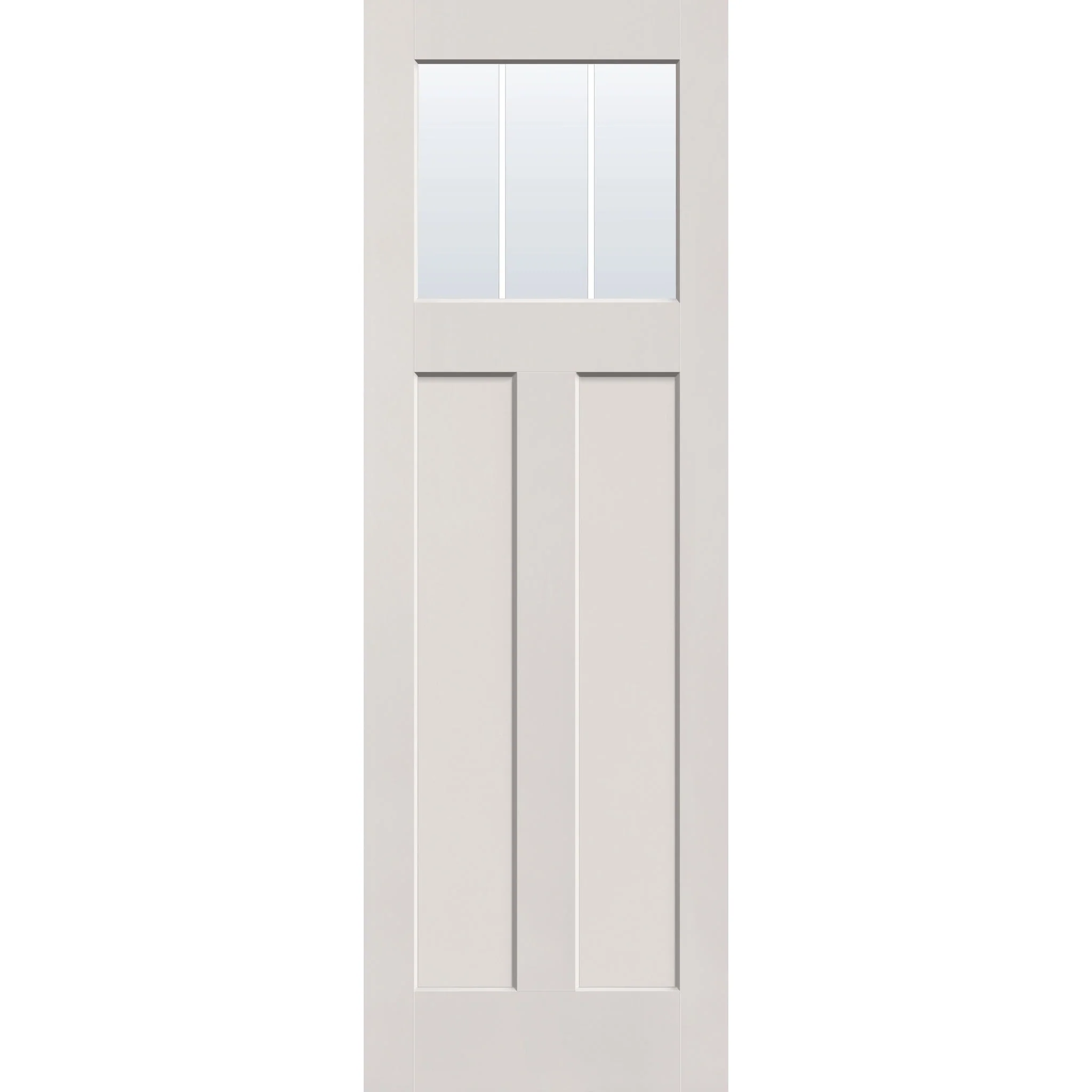 Grills Between Glass 3 Light Flush Glazed Hurricane-Rated Fiberglass Entry Door - Craftsman 2 Panel (32" x 96") - Image 4
