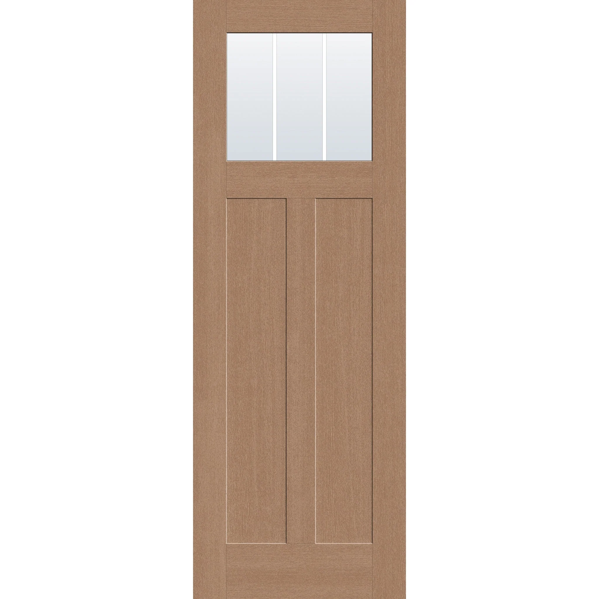 Grills Between Glass 3 Light Flush Glazed Hurricane-Rated Fiberglass Entry Door - Craftsman 2 Panel (34" x 96") - Image 2