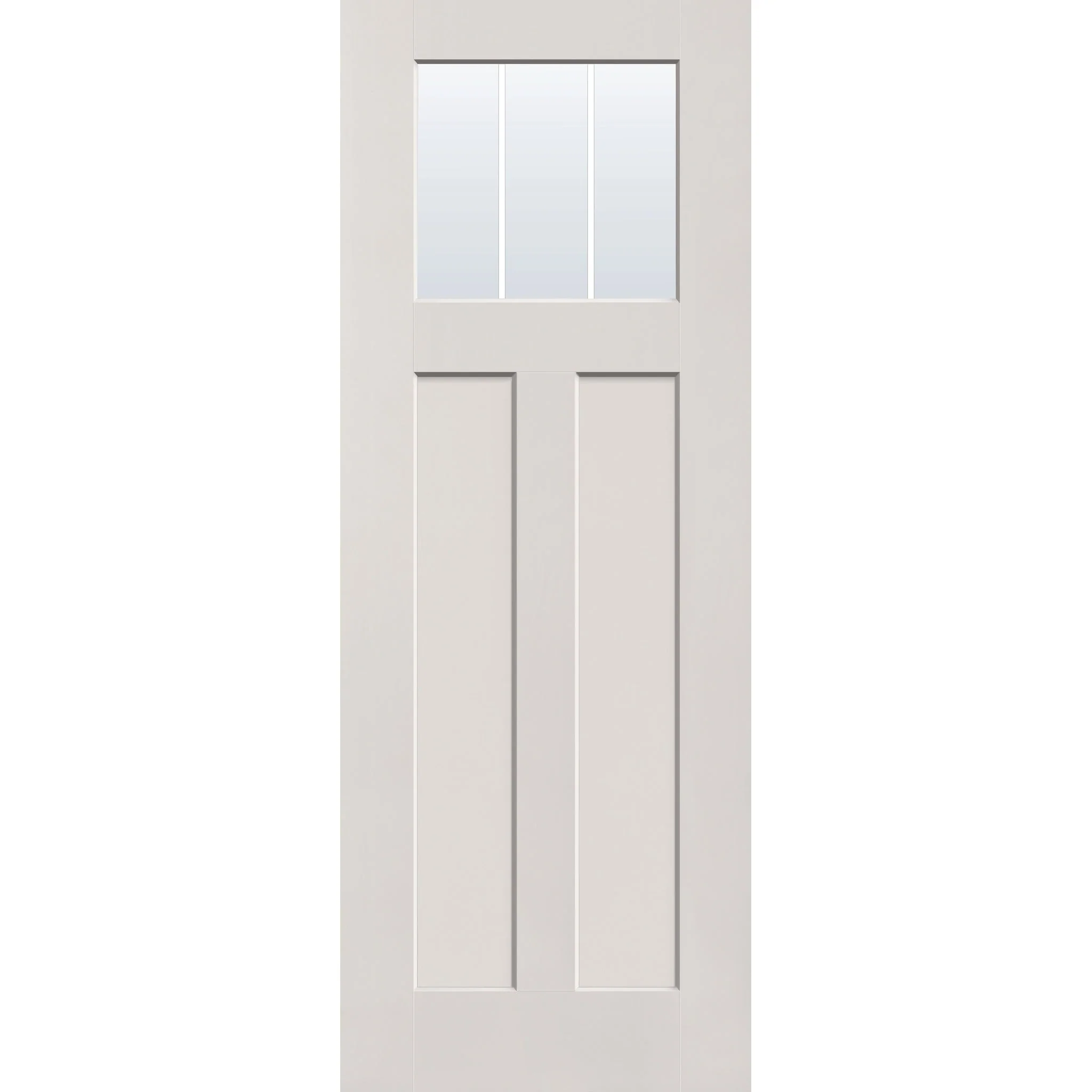 Grills Between Glass 3 Light Flush Glazed Hurricane-Rated Fiberglass Entry Door - Craftsman 2 Panel (36" x 96") - Image 3