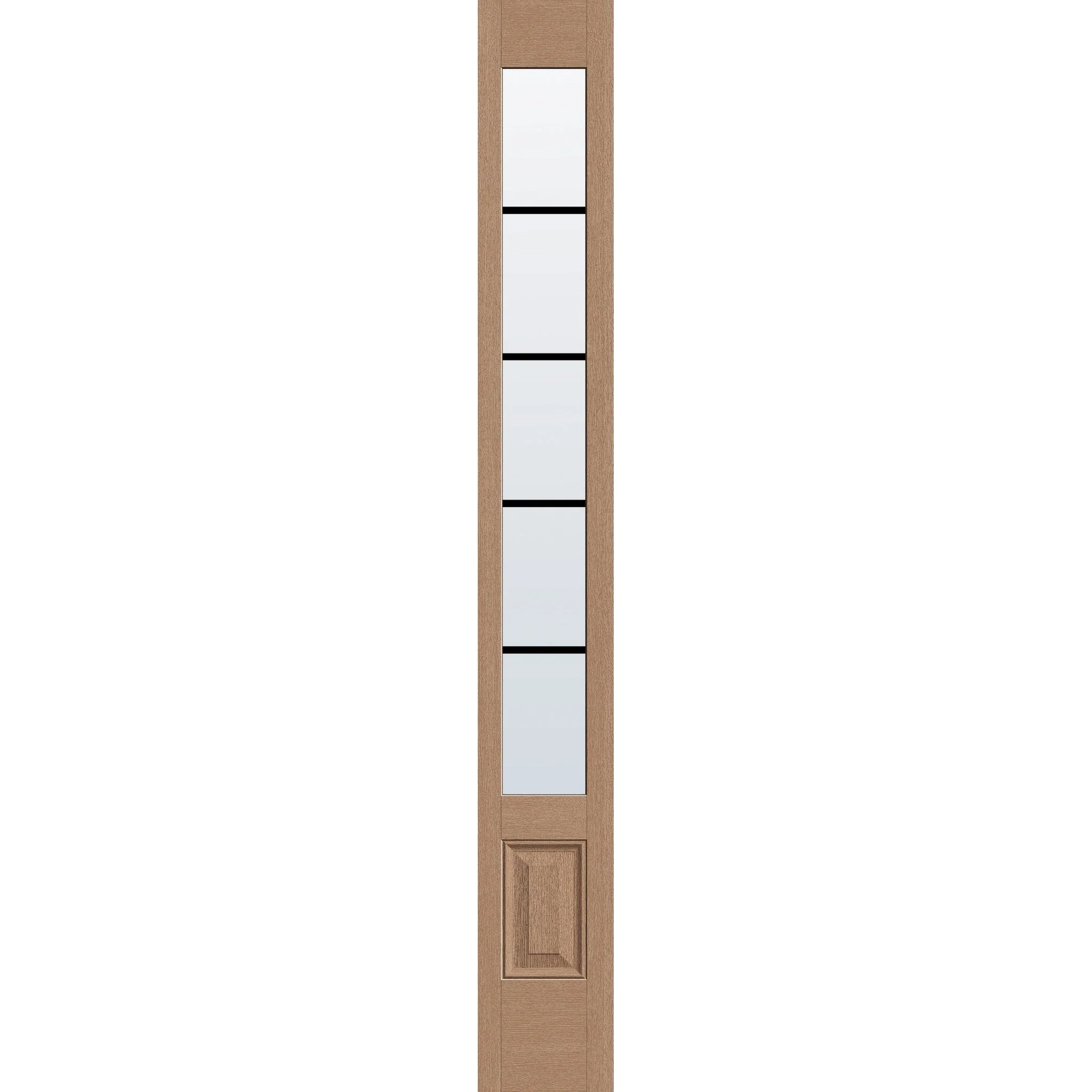 Grills Between Glass 5 Light Flush Glazed Fiberglass Sidelite Panel - 3/4 Lite (12" x 96")