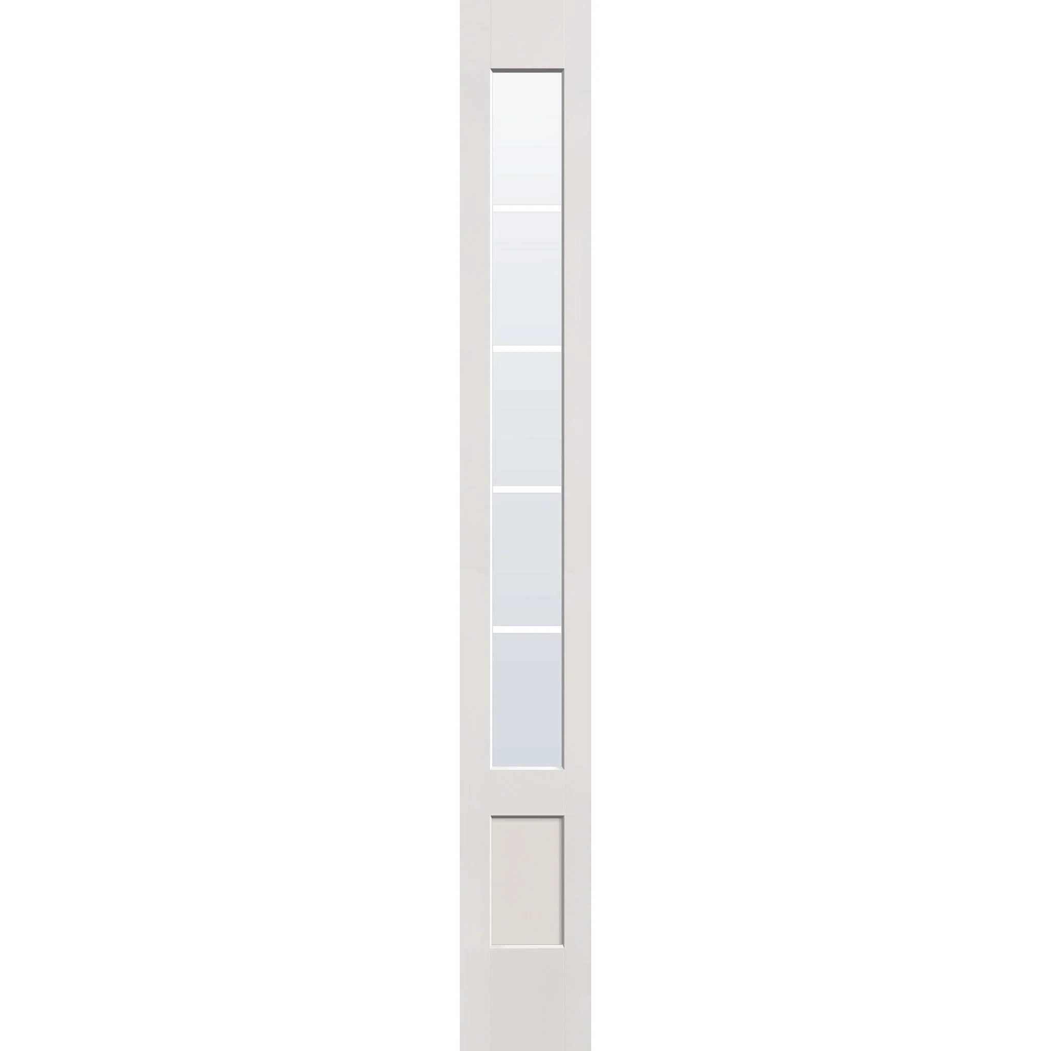 Grills Between Glass 5 Light Flush Glazed Fiberglass Sidelite Panel - 3/4 Lite Shaker (12" x 96") - Image 3