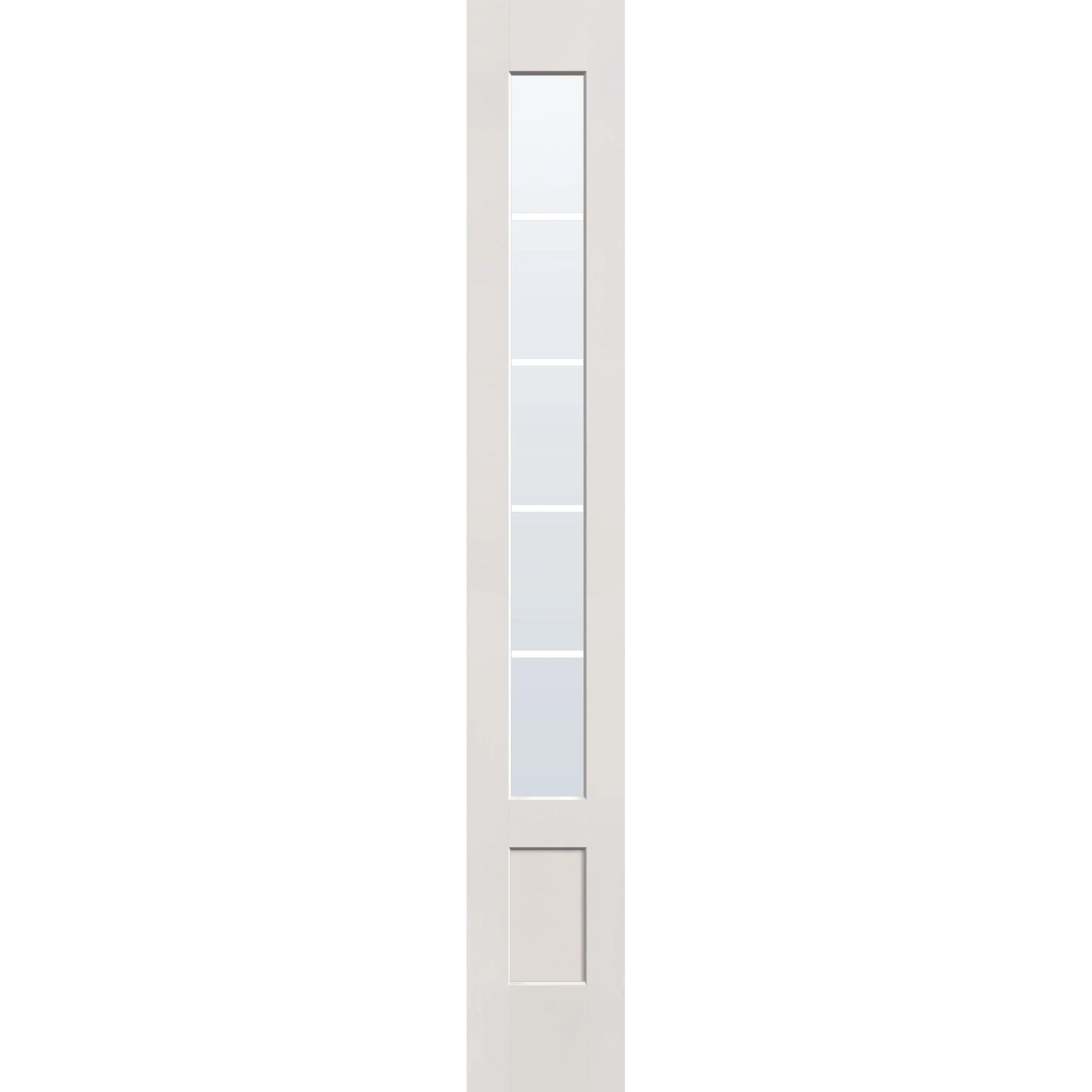 Grills Between Glass 5 Light Flush Glazed Hurricane-Rated Fiberglass Sidelite Panel - 3/4 Lite Shaker (14" x 96") - Image 4