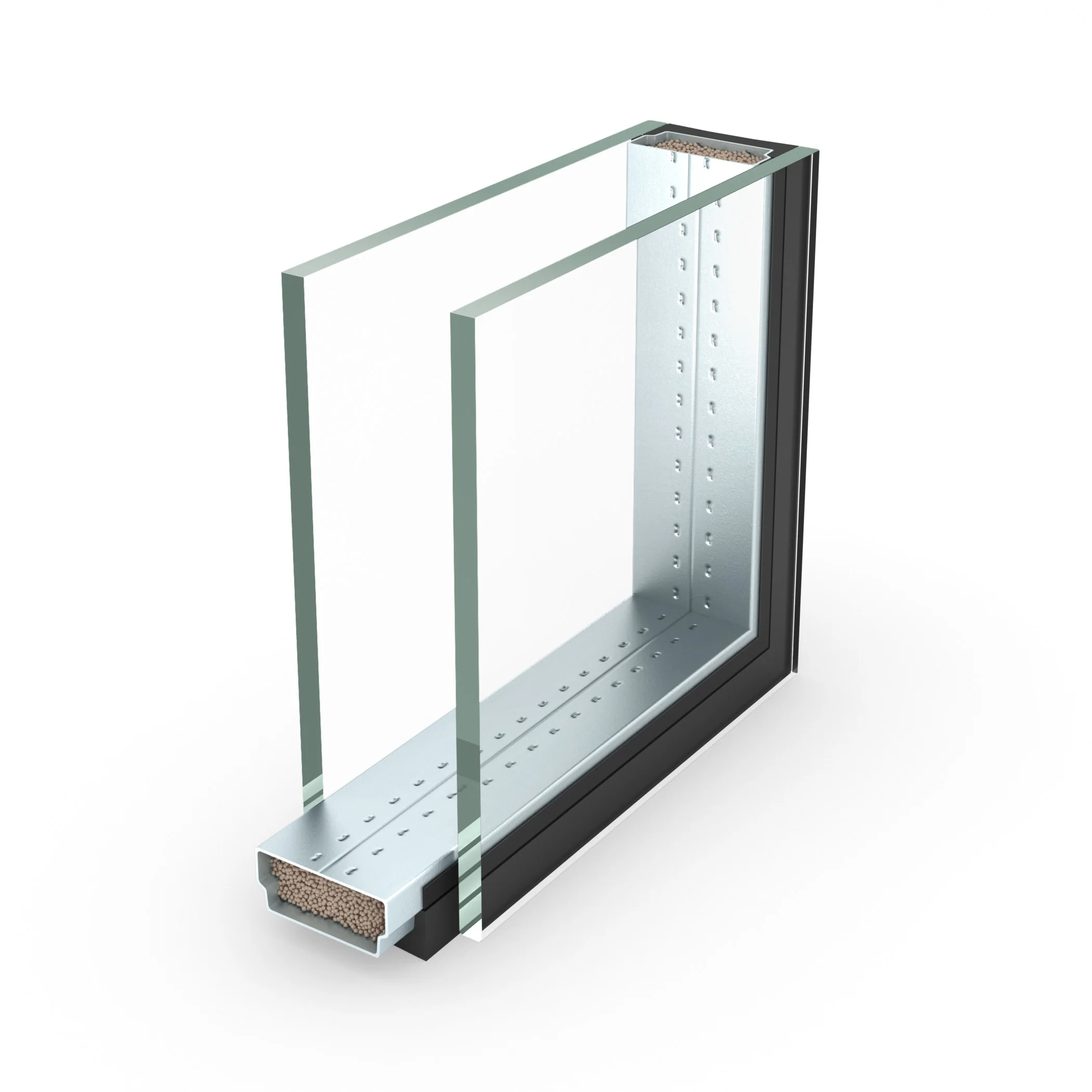 Grills Between Glass 6 Lite Glass and Frame Kit (3/4 Lite 24" x 50" Frame Size) - Image 3