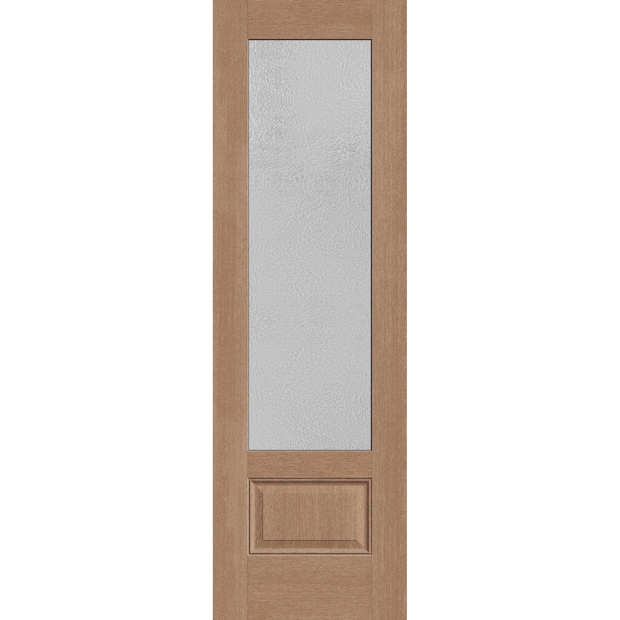 Micro-Granite Flush Glazed Fiberglass Entry Door - 3/4 Lite (30" x 96")