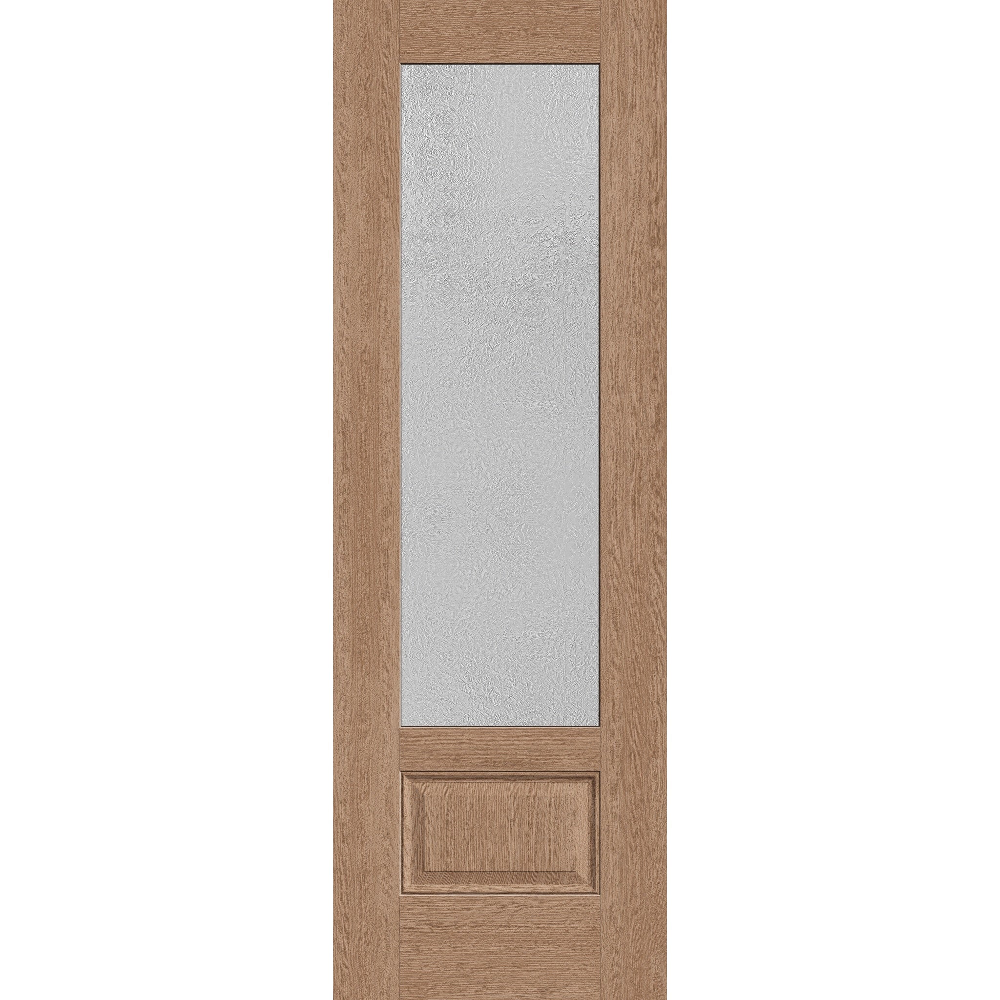 Micro-Granite Flush Glazed Fiberglass Entry Door - 3/4 Lite (32" x 96")