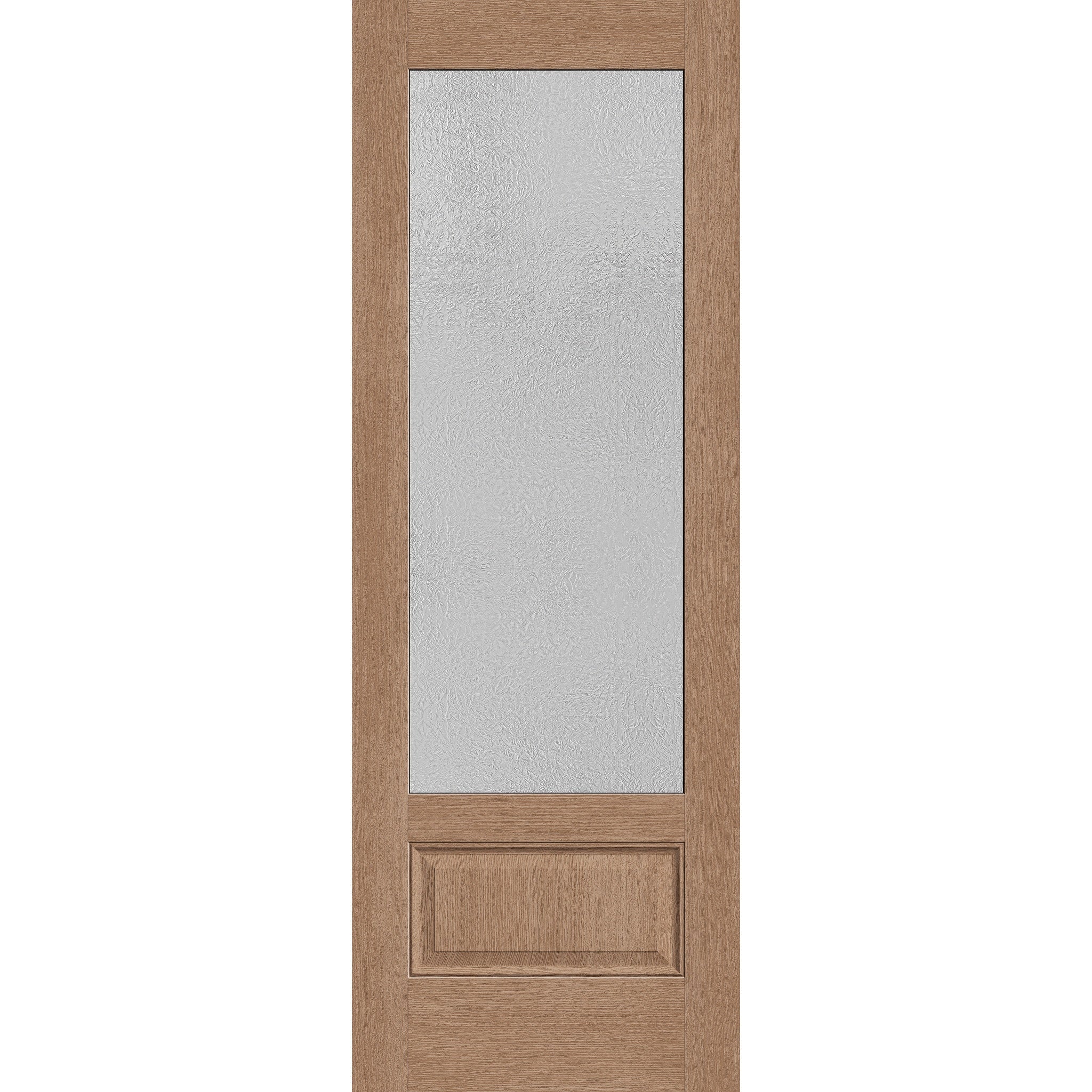 Micro-Granite Flush Glazed Fiberglass Entry Door - 3/4 Lite (34" x 96")
