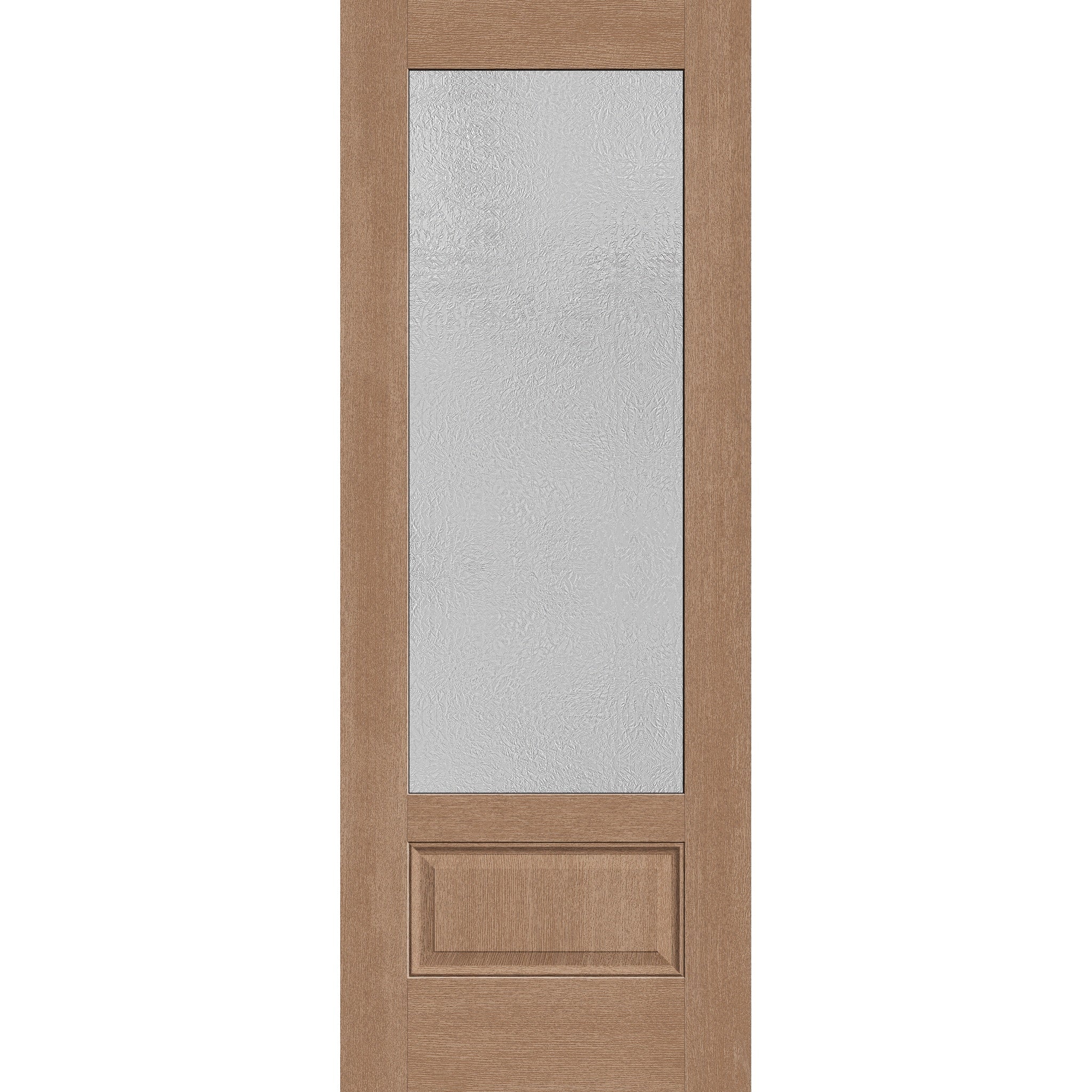 Micro-Granite Flush Glazed Fiberglass Entry Door - 3/4 Lite (36" x 96")
