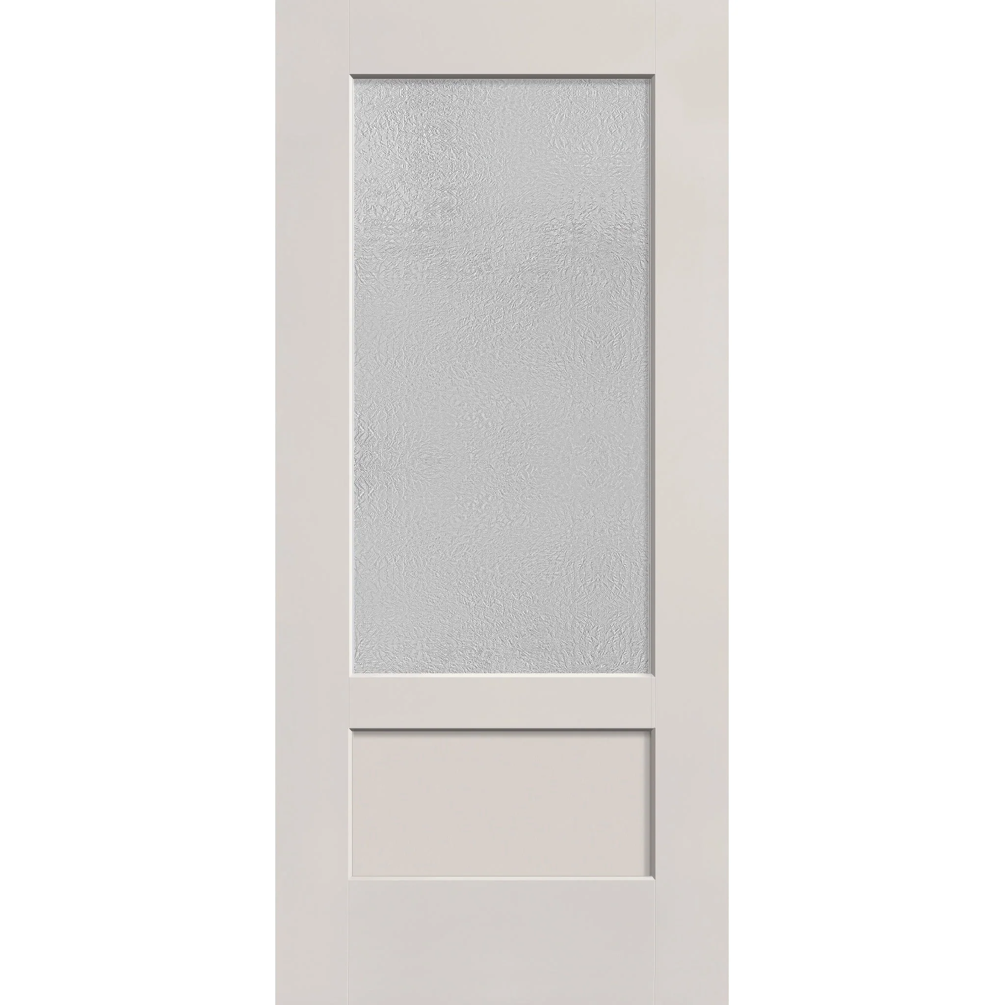 Micro-Granite Flush Glazed Fiberglass Entry Door - 3/4 Lite Shaker (36" x 80")