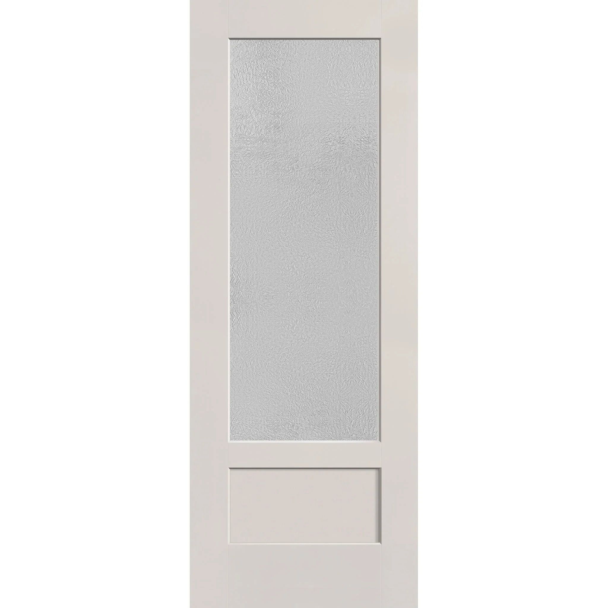 Micro-Granite Flush Glazed Fiberglass Entry Door - 3/4 Lite Shaker (36" x 96") - Image 2