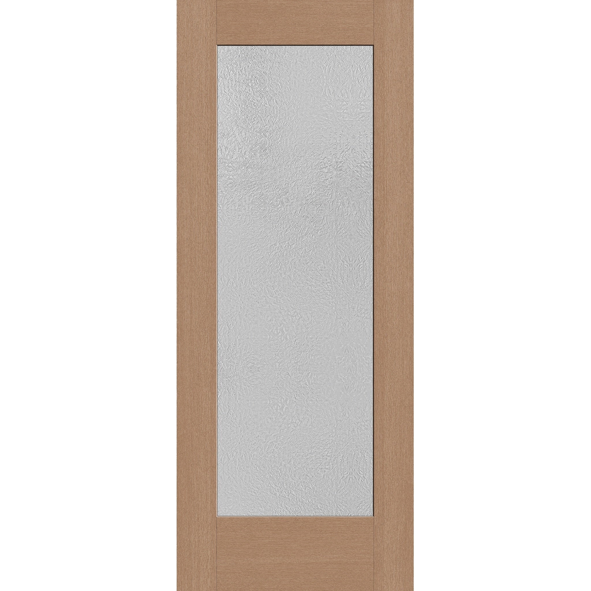 Micro-Granite Flush Glazed Fiberglass Entry Door - Full Lite (32" x 80")