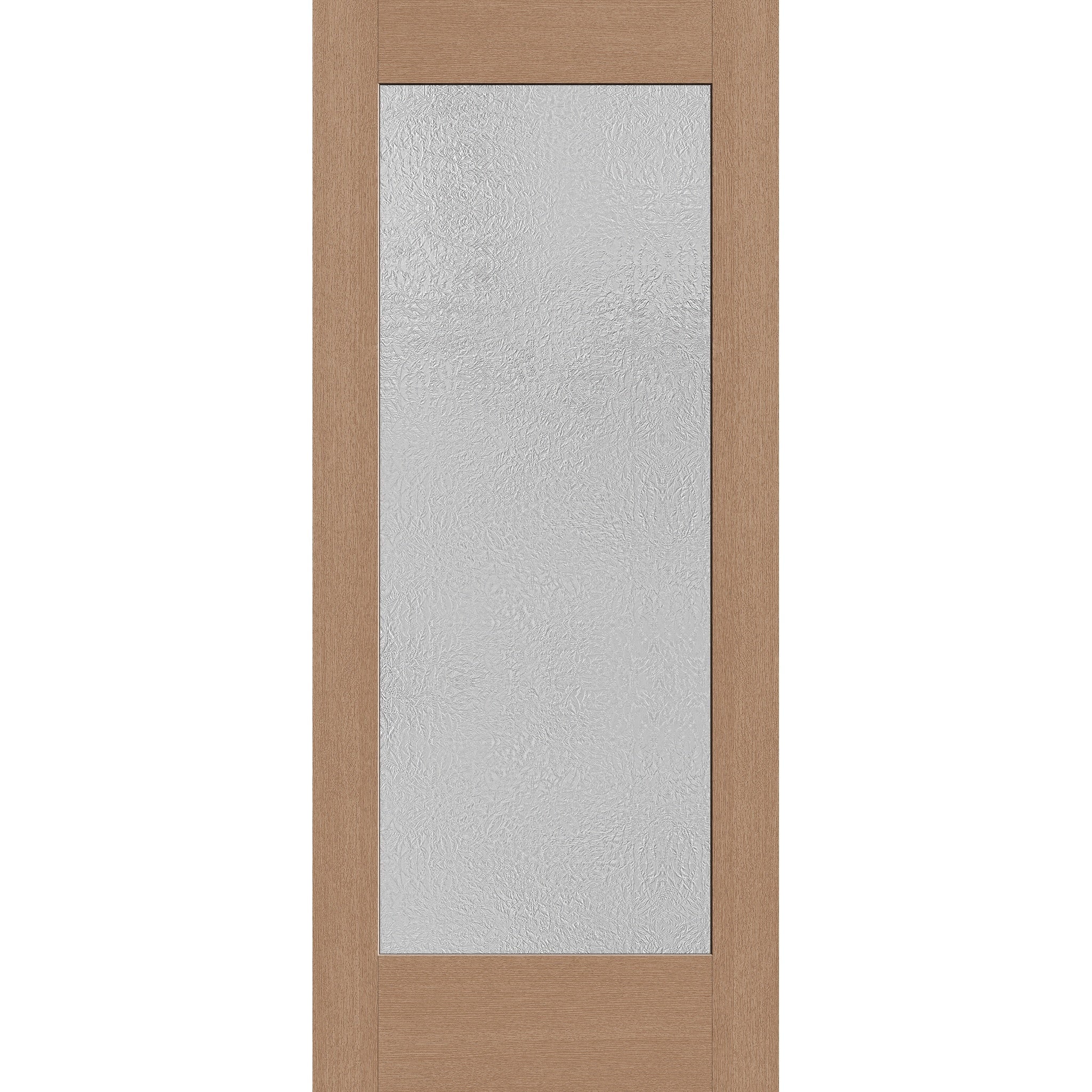 Micro-Granite Flush Glazed Fiberglass Entry Door - Full Lite (34" x 80")