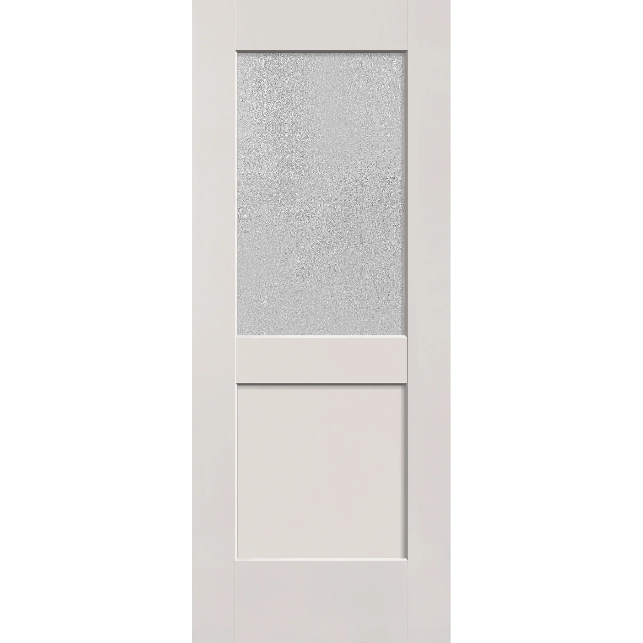 Micro-Granite Flush Glazed Fiberglass Entry Door - Half Lite Shaker (32" x 80")