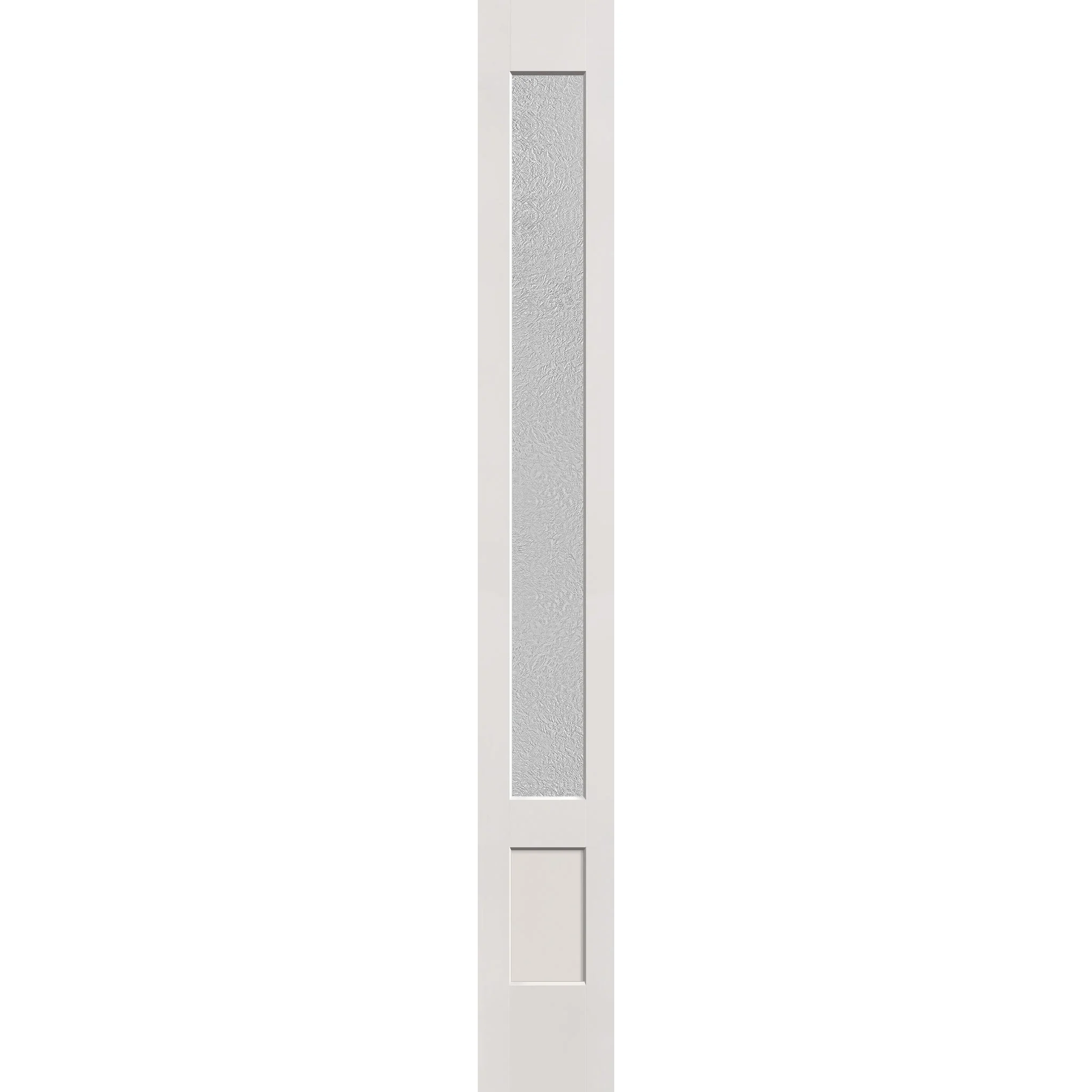 Micro-Granite Flush Glazed Fiberglass Sidelite Panel - 3/4 Lite Shaker (12" x 96")