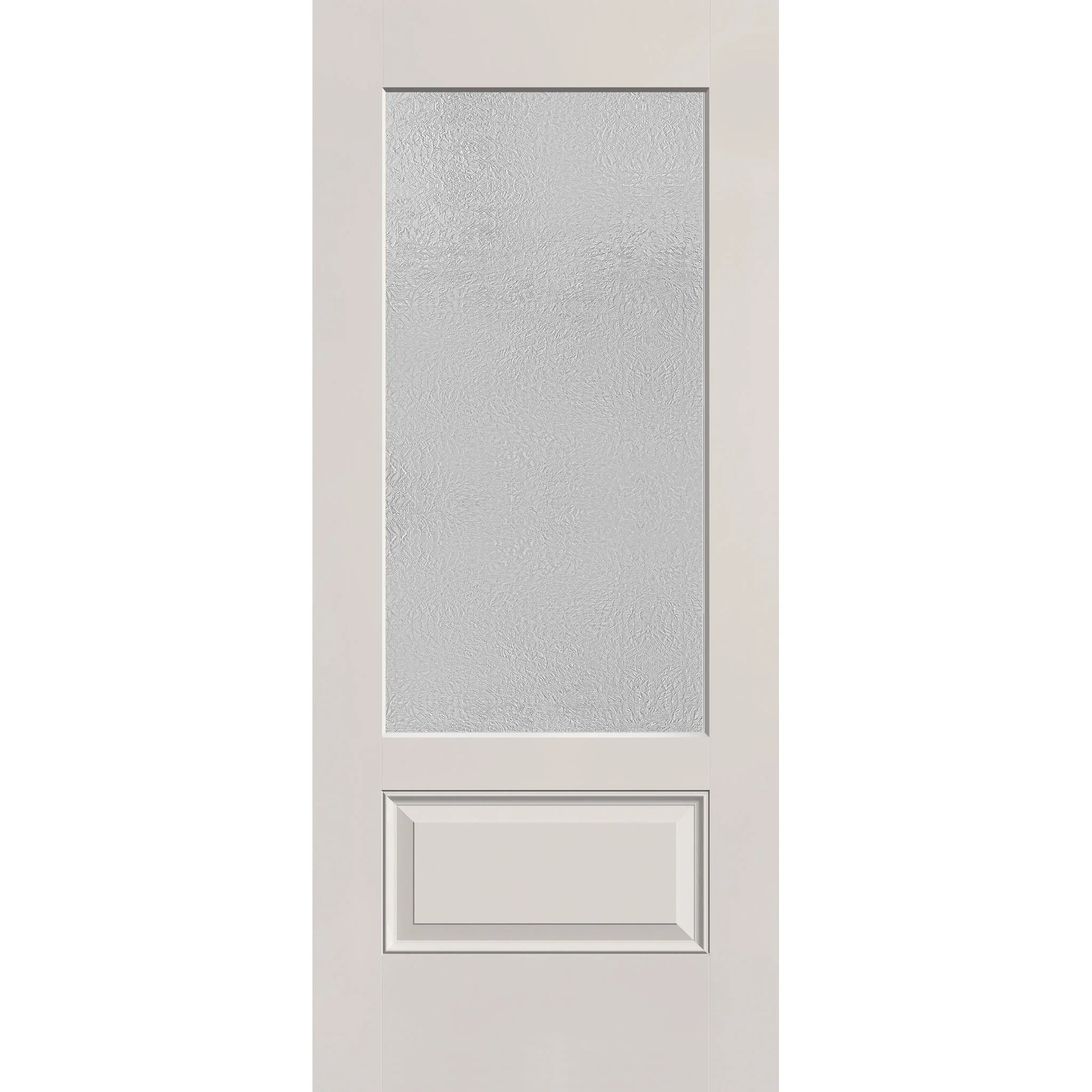 Micro-Granite Flush Glazed Hurricane-Rated Fiberglass Entry Door - 3/4 Lite (34" x 80") - Image 2