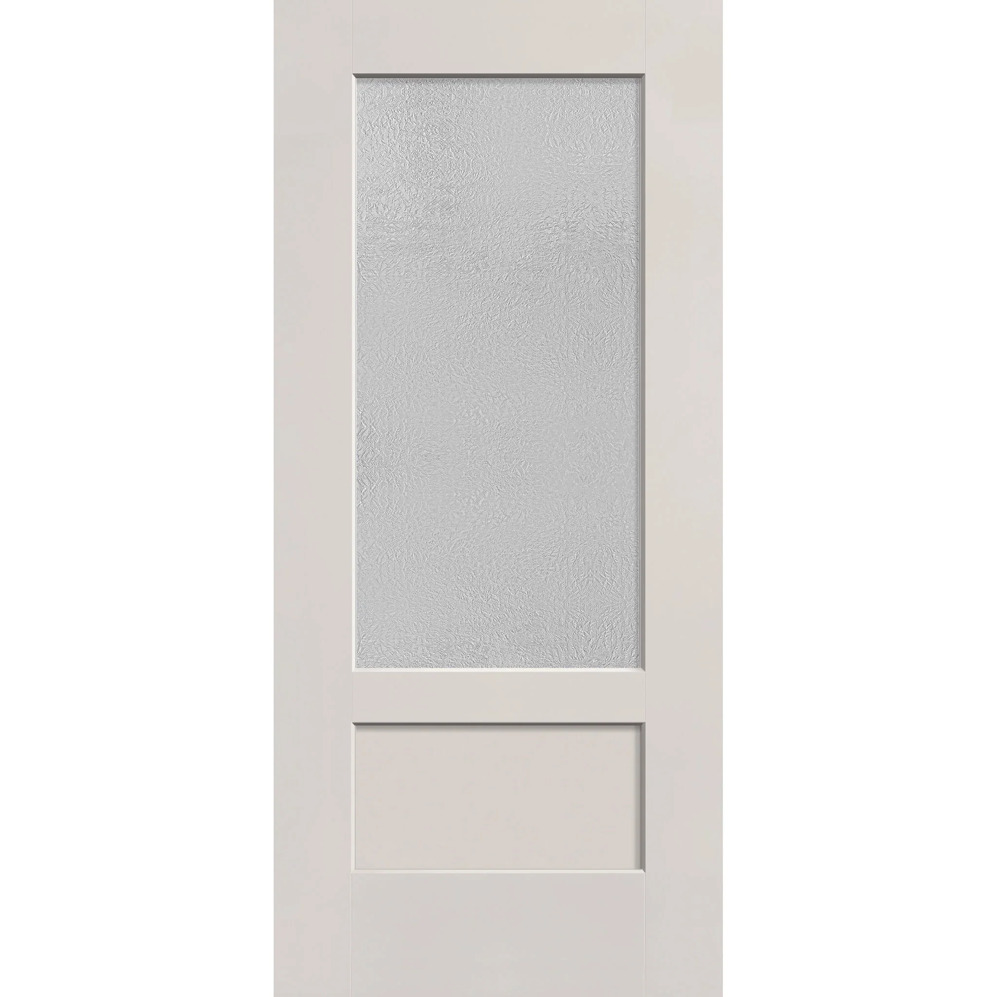 Micro-Granite Flush Glazed Hurricane-Rated Fiberglass Entry Door - 3/4 Lite Shaker (36" x 80") - Image 2