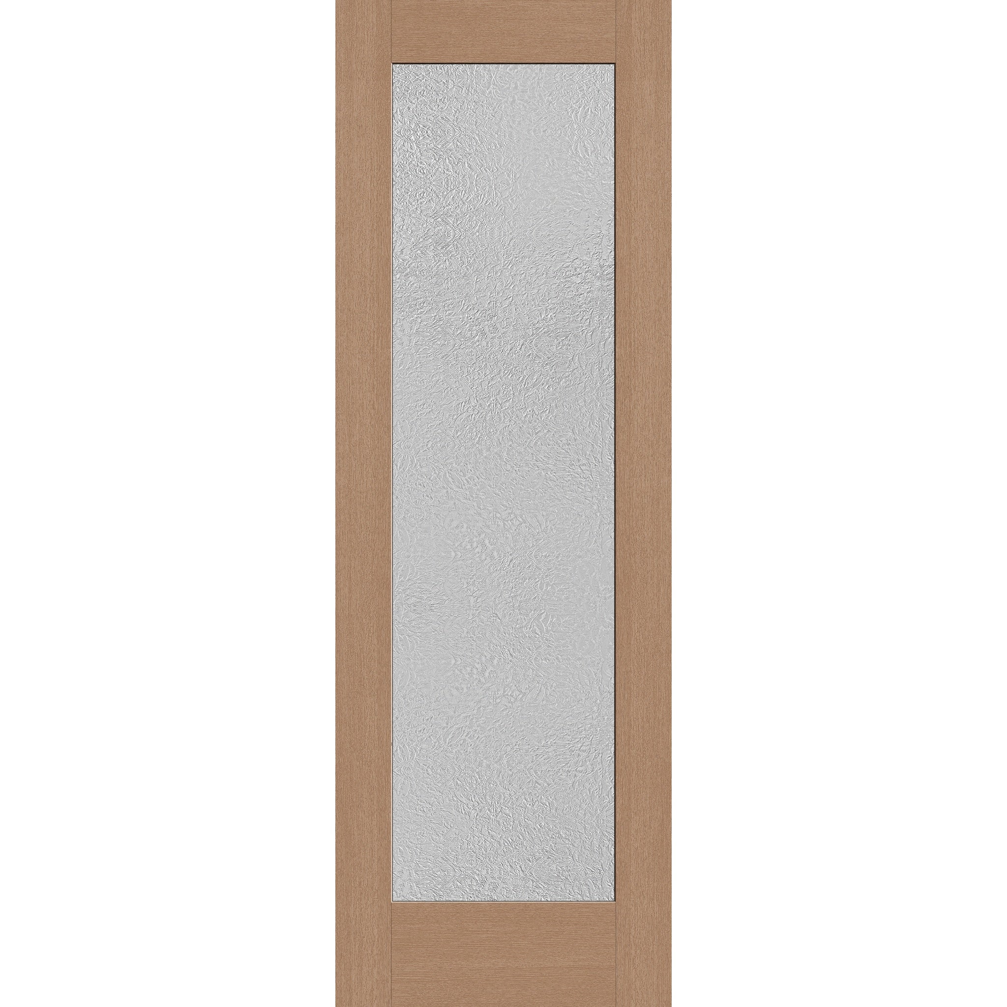 Micro-Granite Flush Glazed Hurricane-Rated Fiberglass Entry Door - Full Lite (32" x 96")