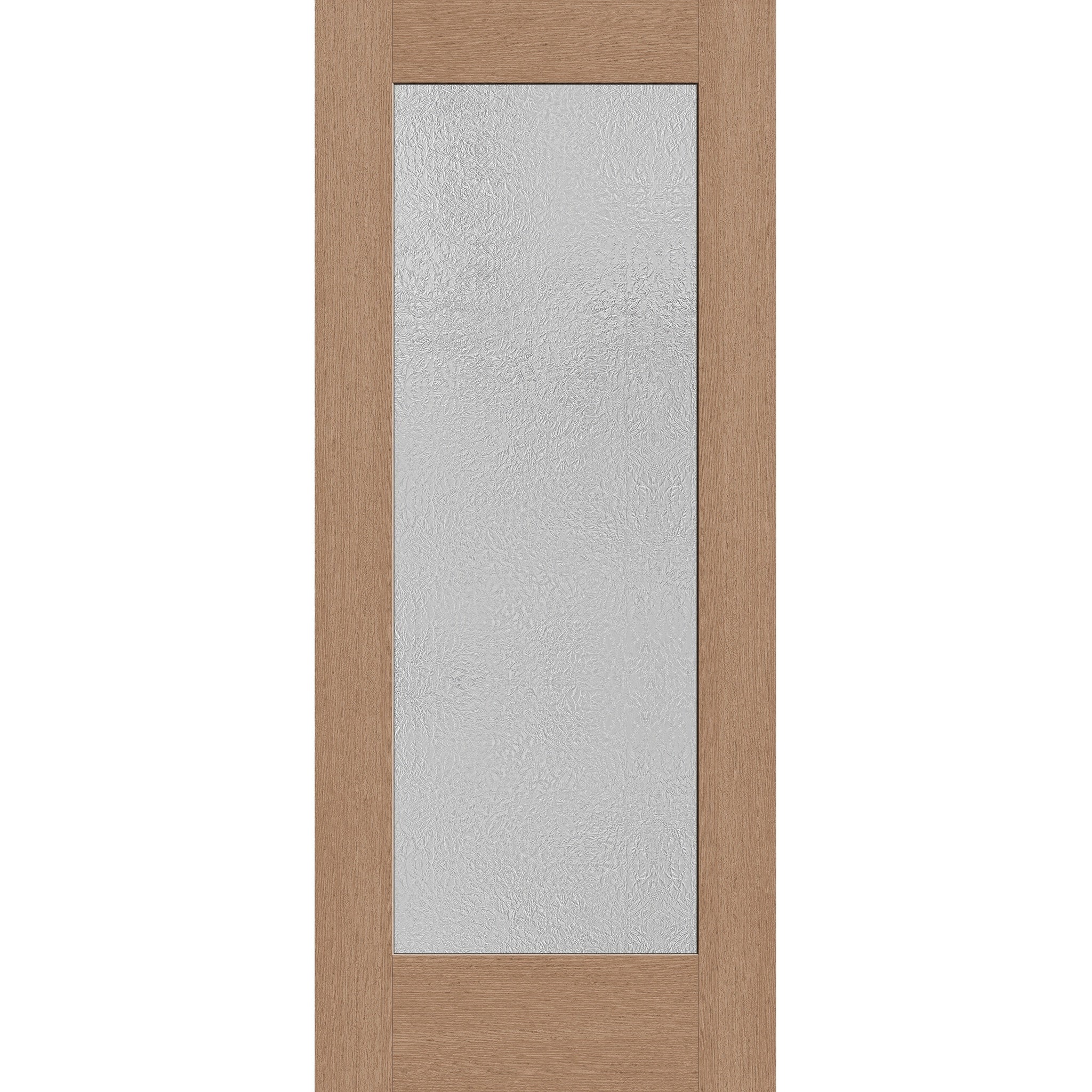 Micro-Granite Flush Glazed Hurricane-Rated Fiberglass Entry Door - Full Lite (34" x 80") - Image 2
