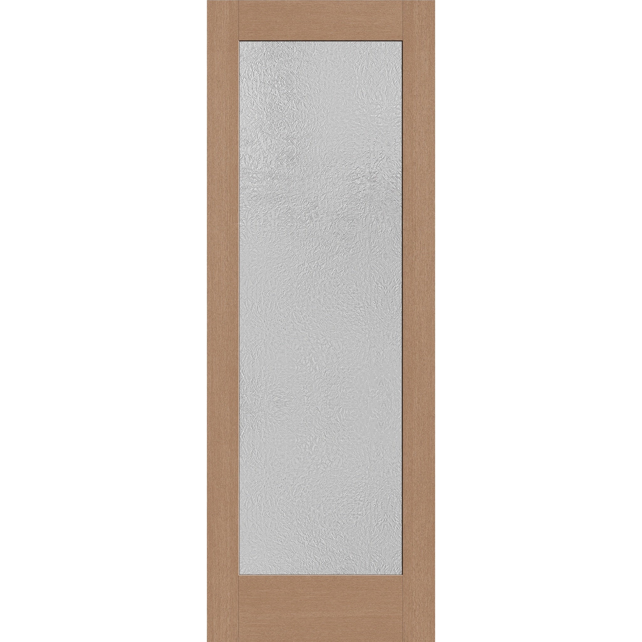 Micro-Granite Flush Glazed Hurricane-Rated Fiberglass Entry Door - Full Lite (34" x 96")