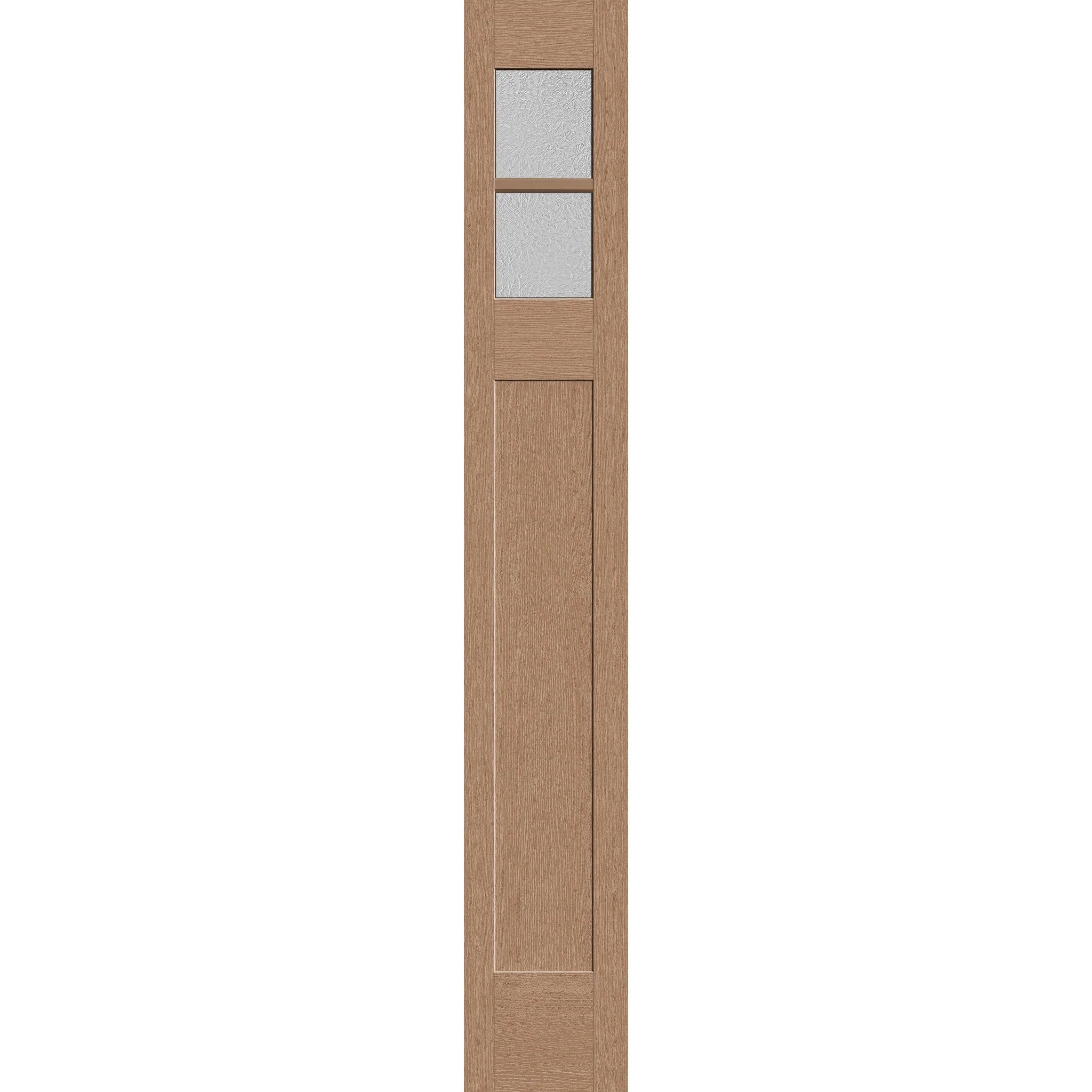 Micro-Granite Flush Glazed Hurricane-Rated Fiberglass Sidelite Panel - Craftsman (12" x 80")