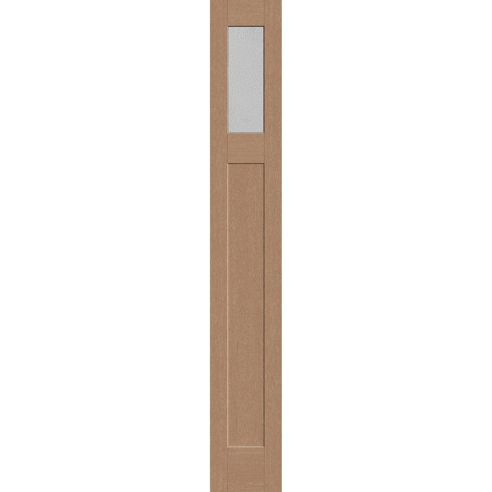 Micro-Granite Flush Glazed Hurricane-Rated Fiberglass Sidelite Panel - Craftsman (14" x 96")