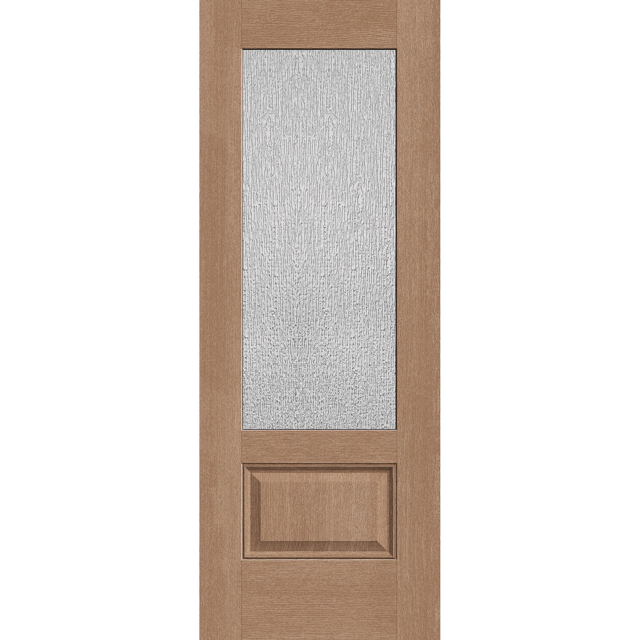 Rain Flush Glazed Fiberglass Entry Door - 3/4 Lite (30" x 80")