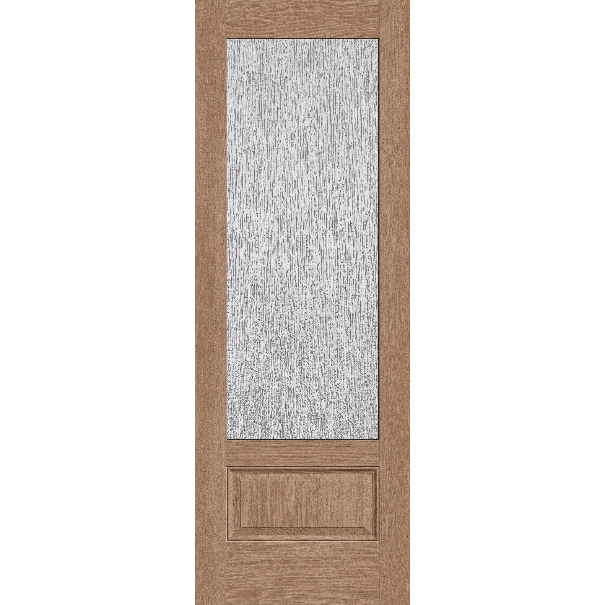 Rain Flush Glazed Fiberglass Entry Door - 3/4 Lite (34" x 96")