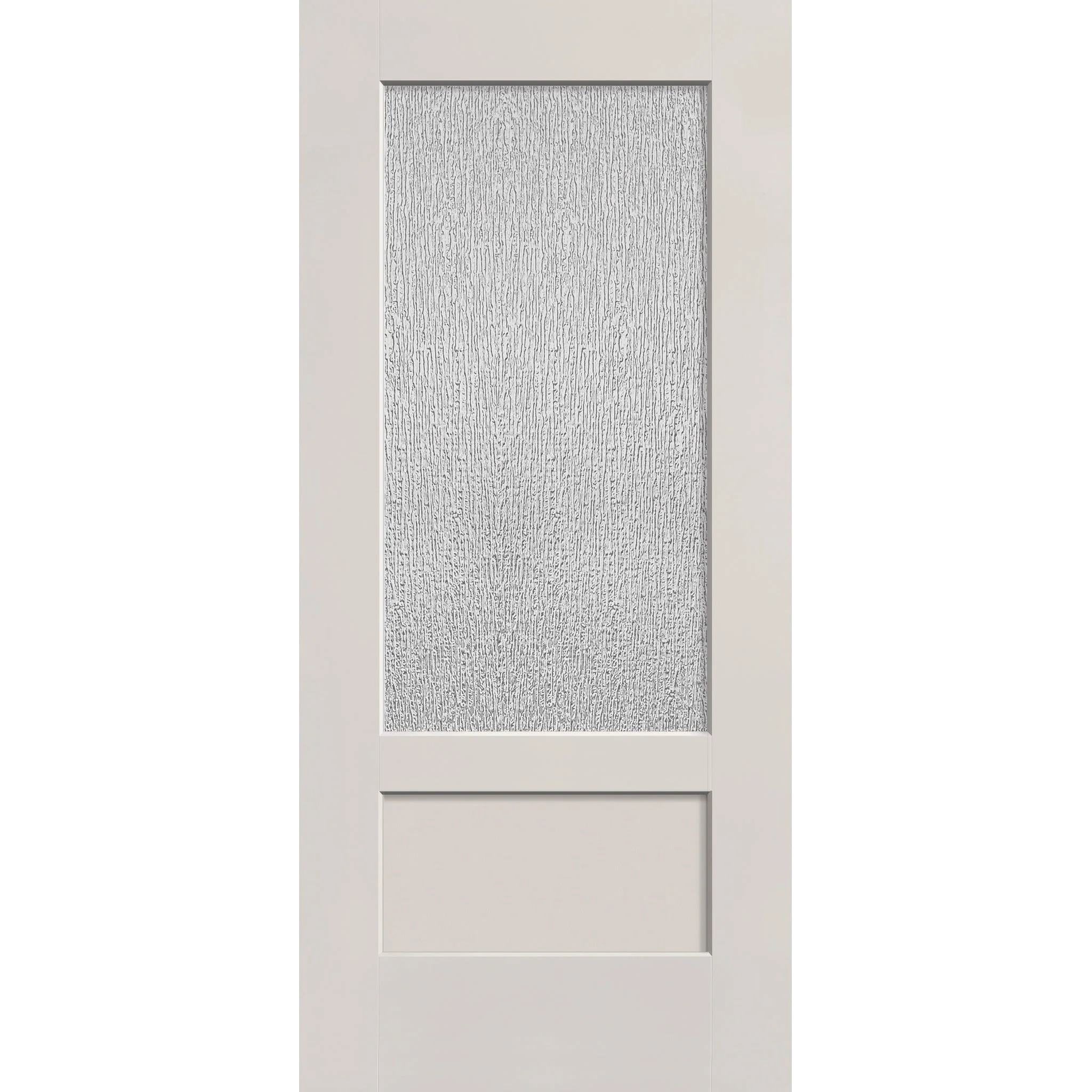Rain Flush Glazed Fiberglass Entry Door - 3/4 Lite Shaker (36" x 80")