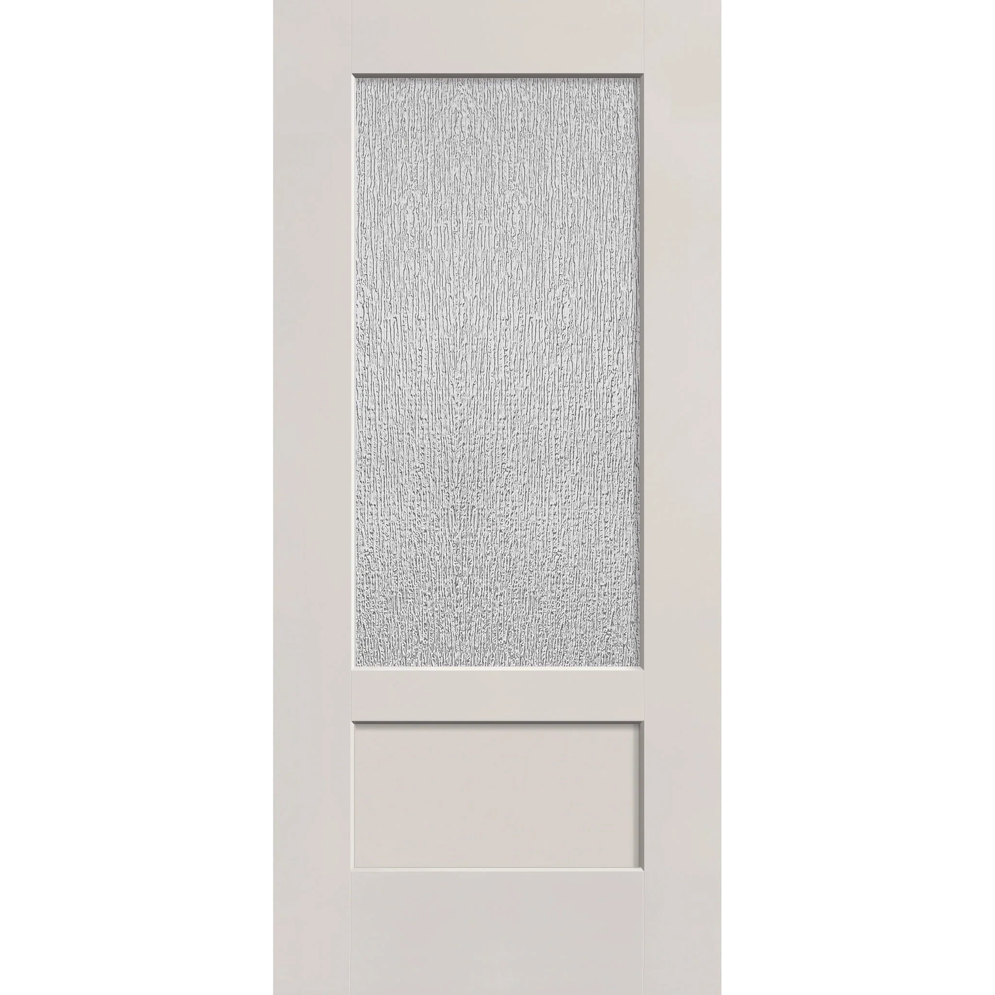 Rain Flush Glazed Fiberglass Entry Door - 3/4 Lite Shaker (36" x 80") - Image 2
