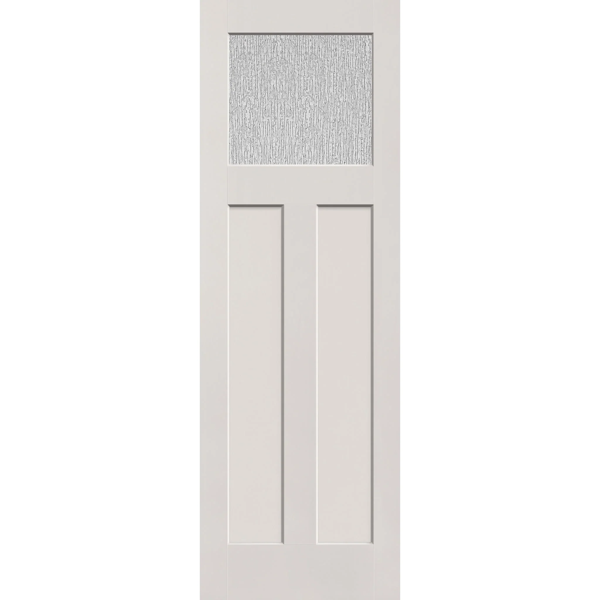 Rain Flush Glazed Fiberglass Entry Door - Craftsman 2 Panel (32" x 96") - Image 2