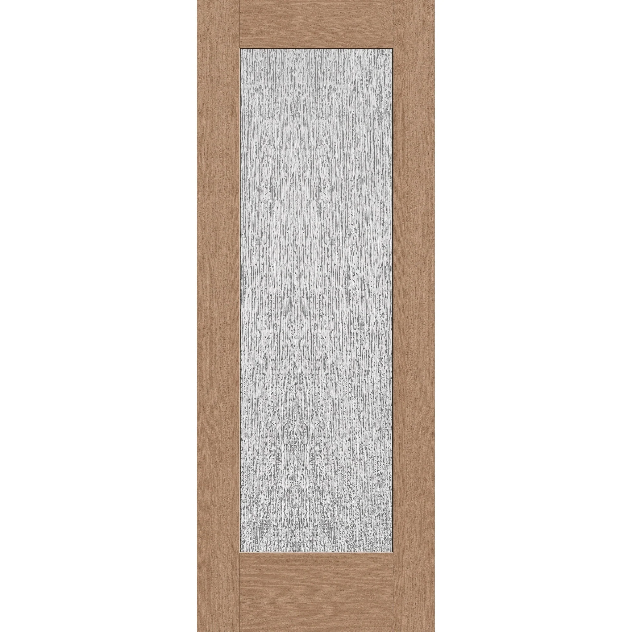 Rain Flush Glazed Fiberglass Entry Door - Full Lite (30" x 80")