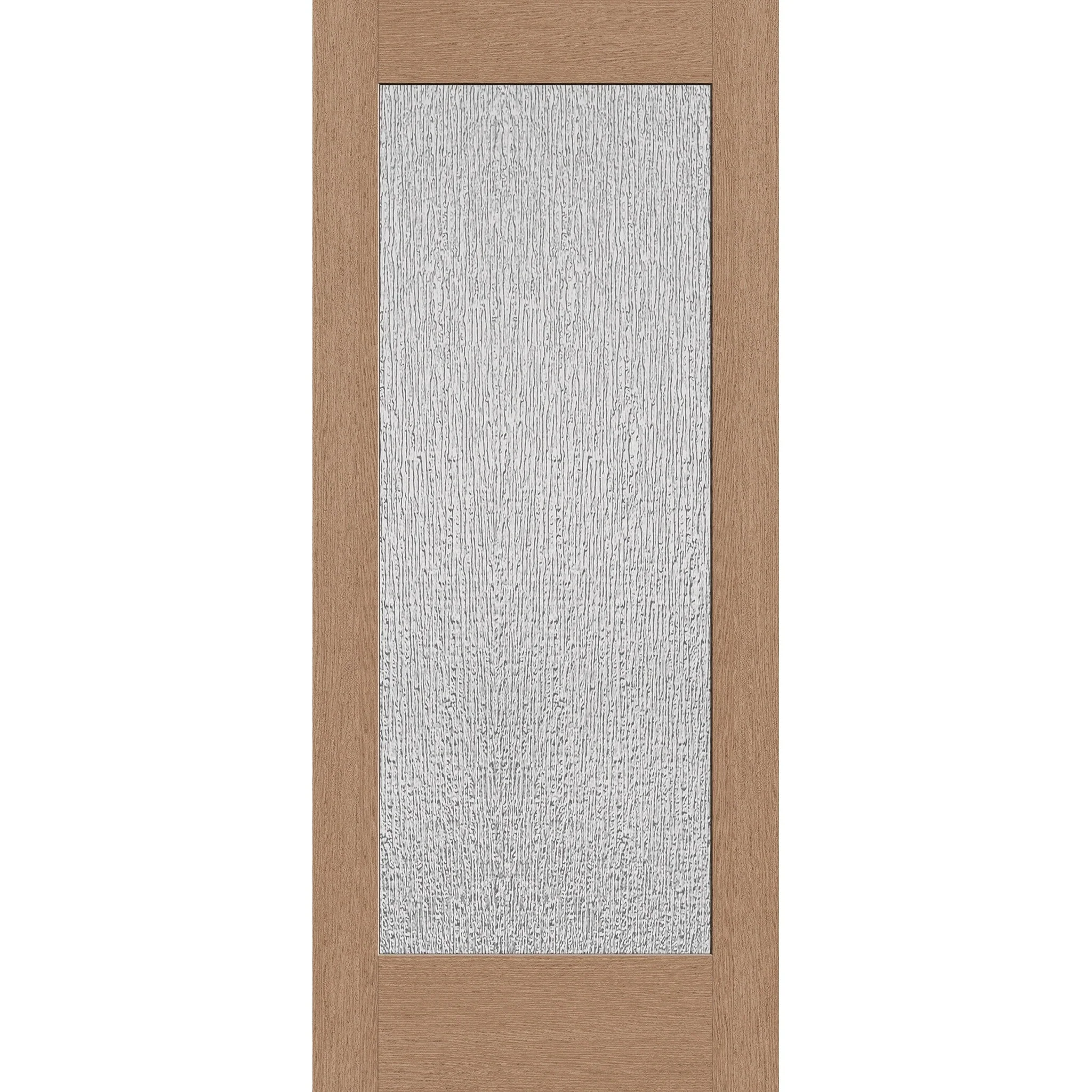 Rain Flush Glazed Fiberglass Entry Door - Full Lite (34" x 80")