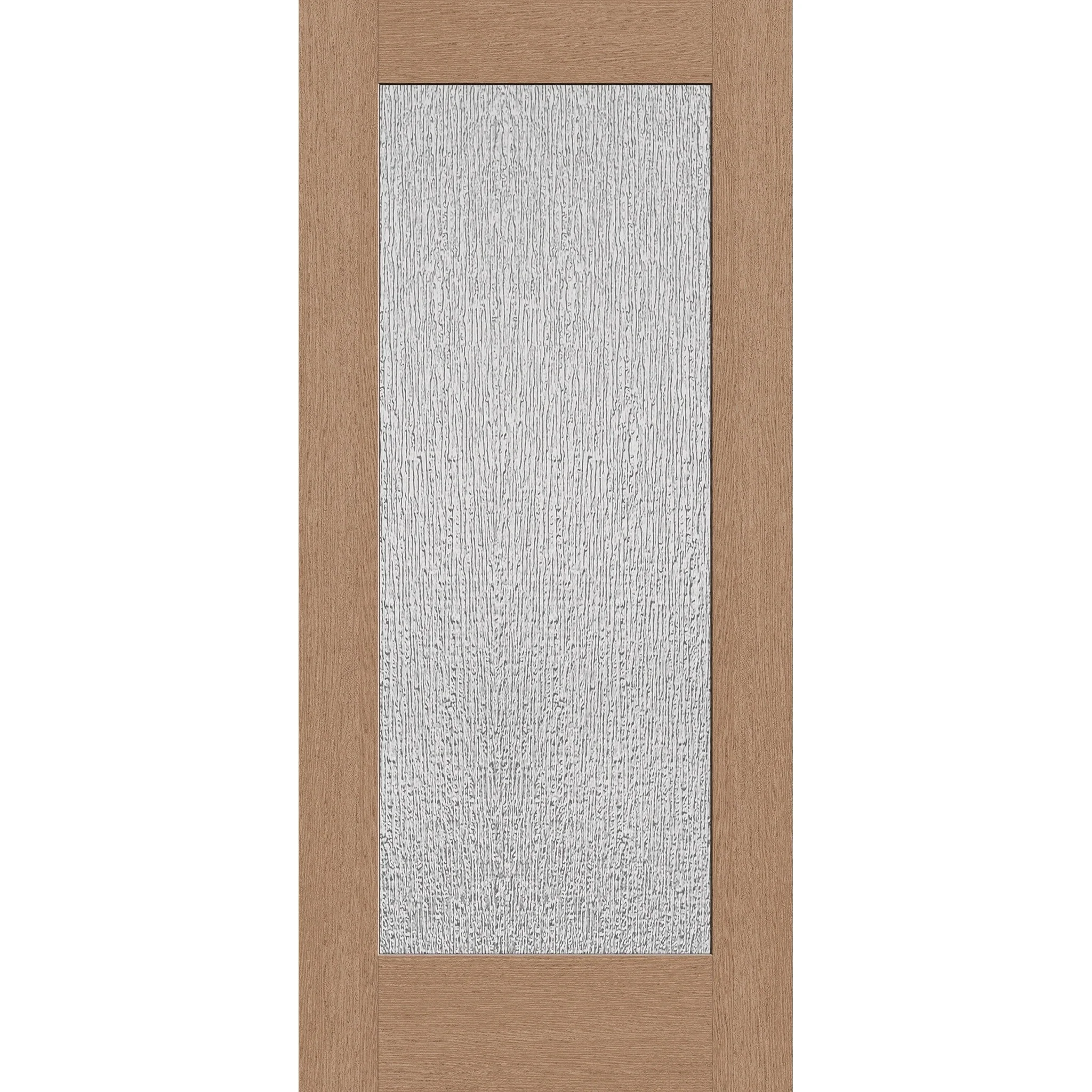 Rain Flush Glazed Fiberglass Entry Door - Full Lite (36" x 80")