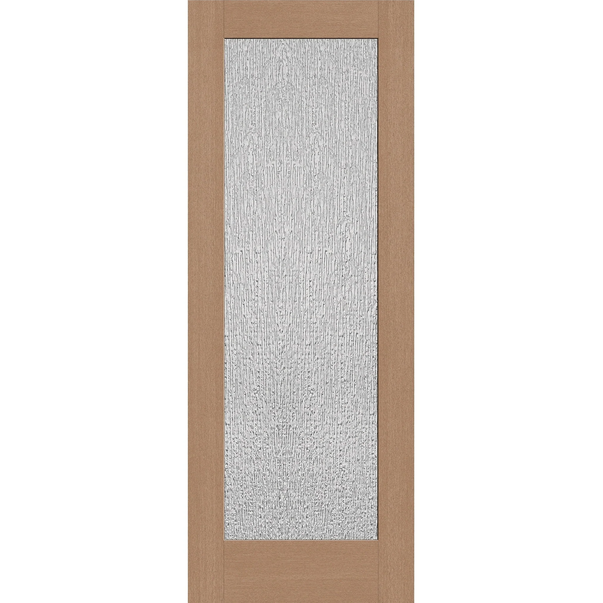 Rain Flush Glazed Fiberglass Entry Door - Full Lite (36" x 96")