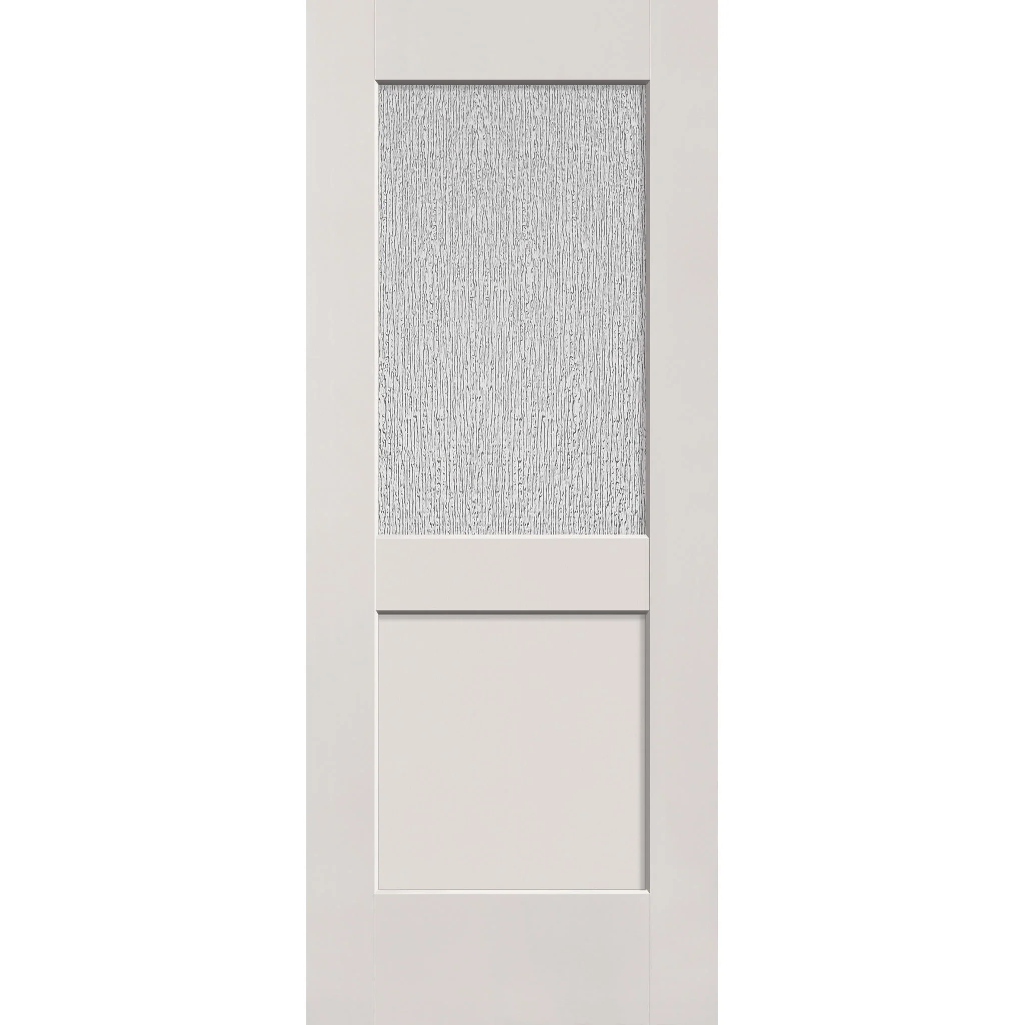 Rain Flush Glazed Fiberglass Entry Door - Half Lite Shaker (32" x 80")