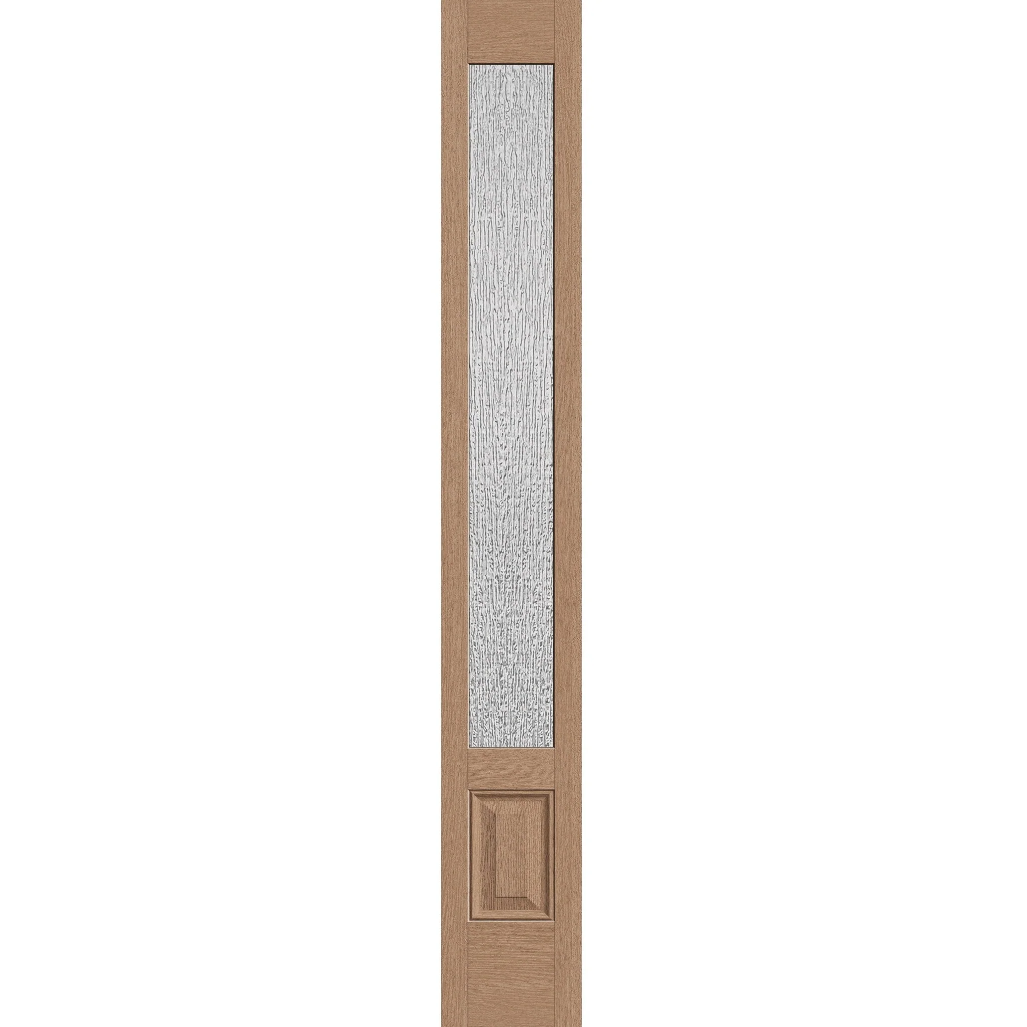 Rain Flush Glazed Fiberglass Sidelite Panel - 3/4 Lite (14" x 96")